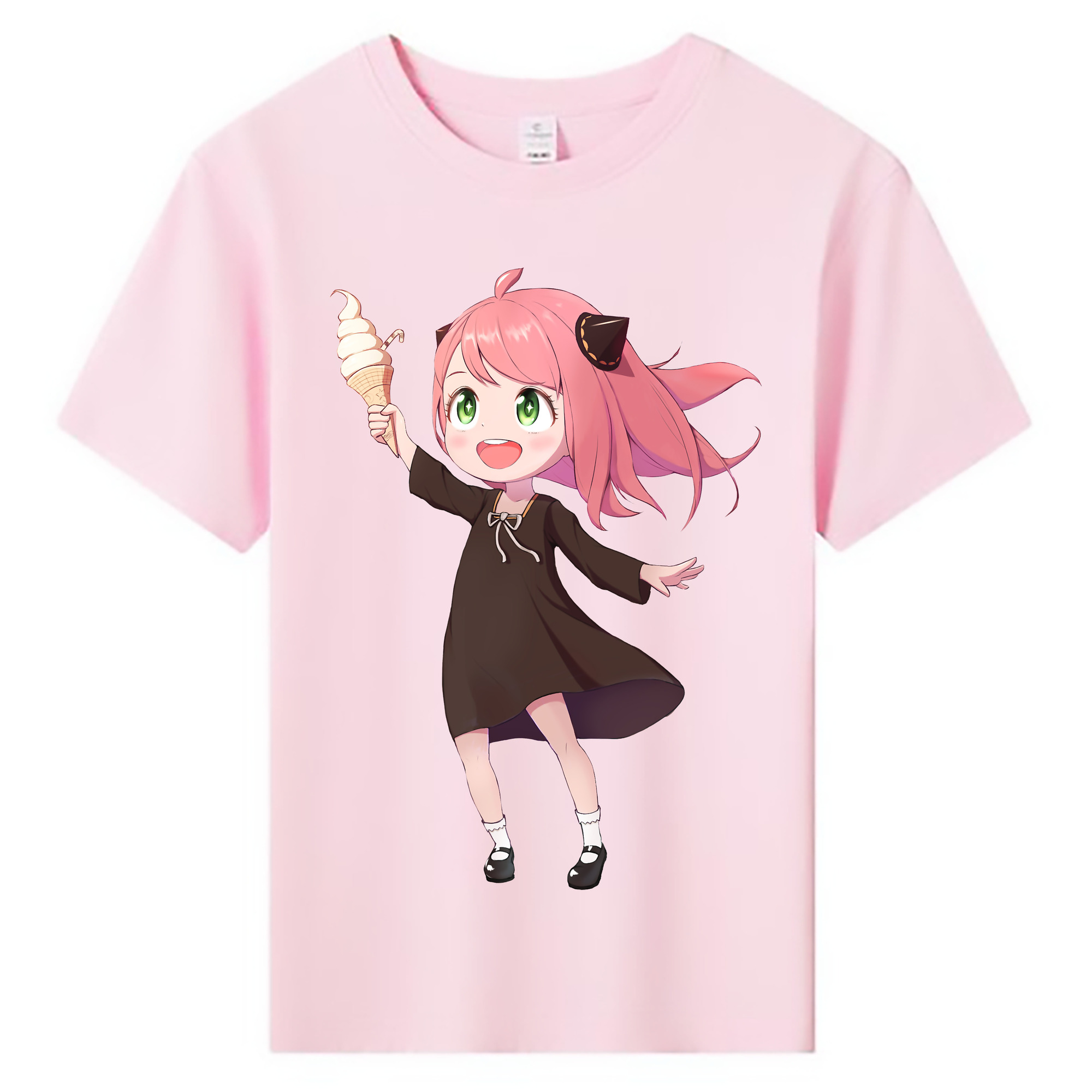 （画像用） SPY×FAMILY间谍家家酒 綿100％キッズTシャツ（フロントプリント）