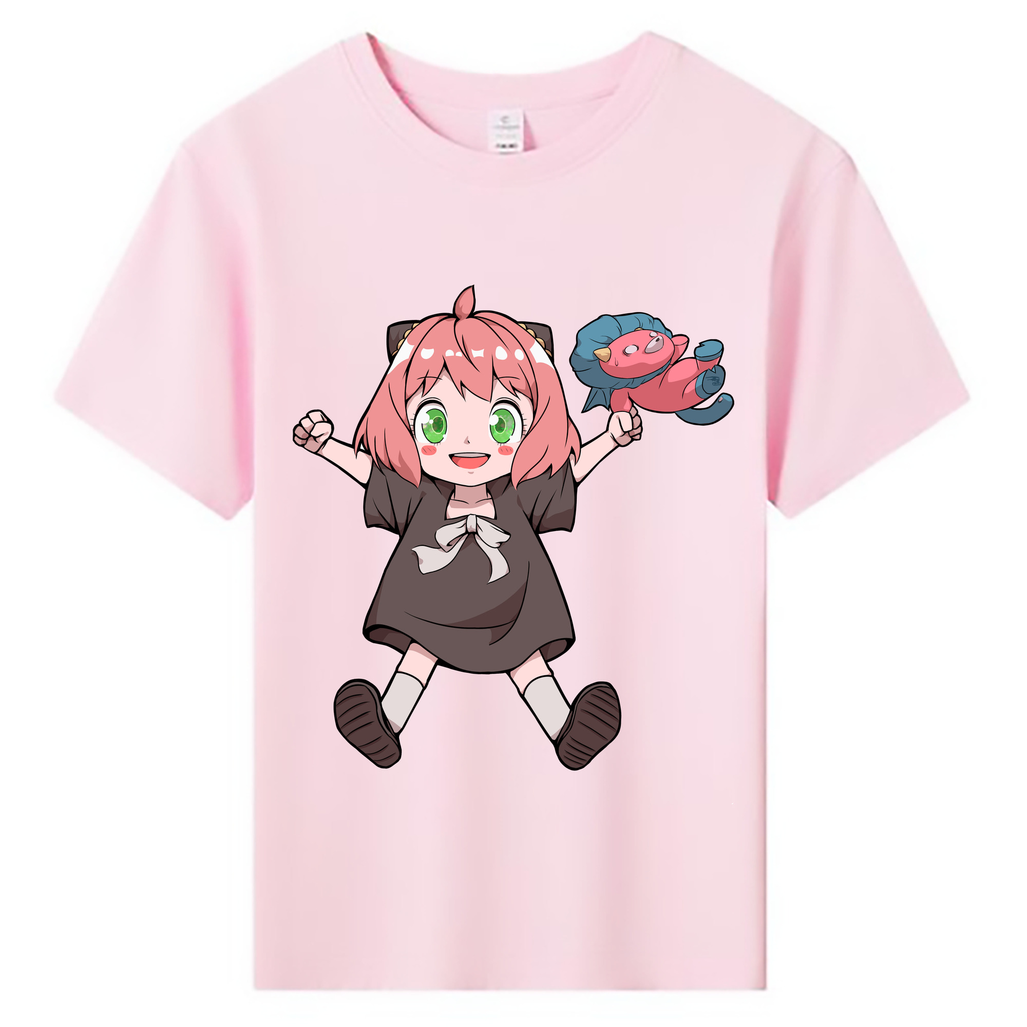 （画像用） SPY×FAMILY间谍家家酒 綿100％キッズTシャツ（フロントプリント）