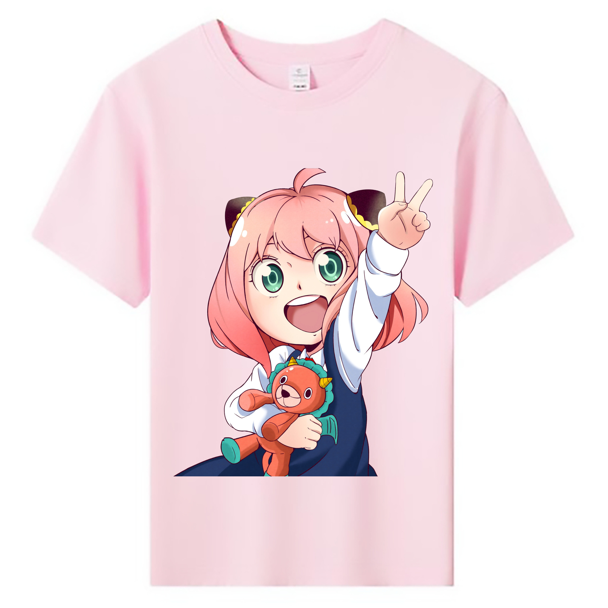（画像用） SPY×FAMILY间谍家家酒 綿100％キッズTシャツ（フロントプリント）
