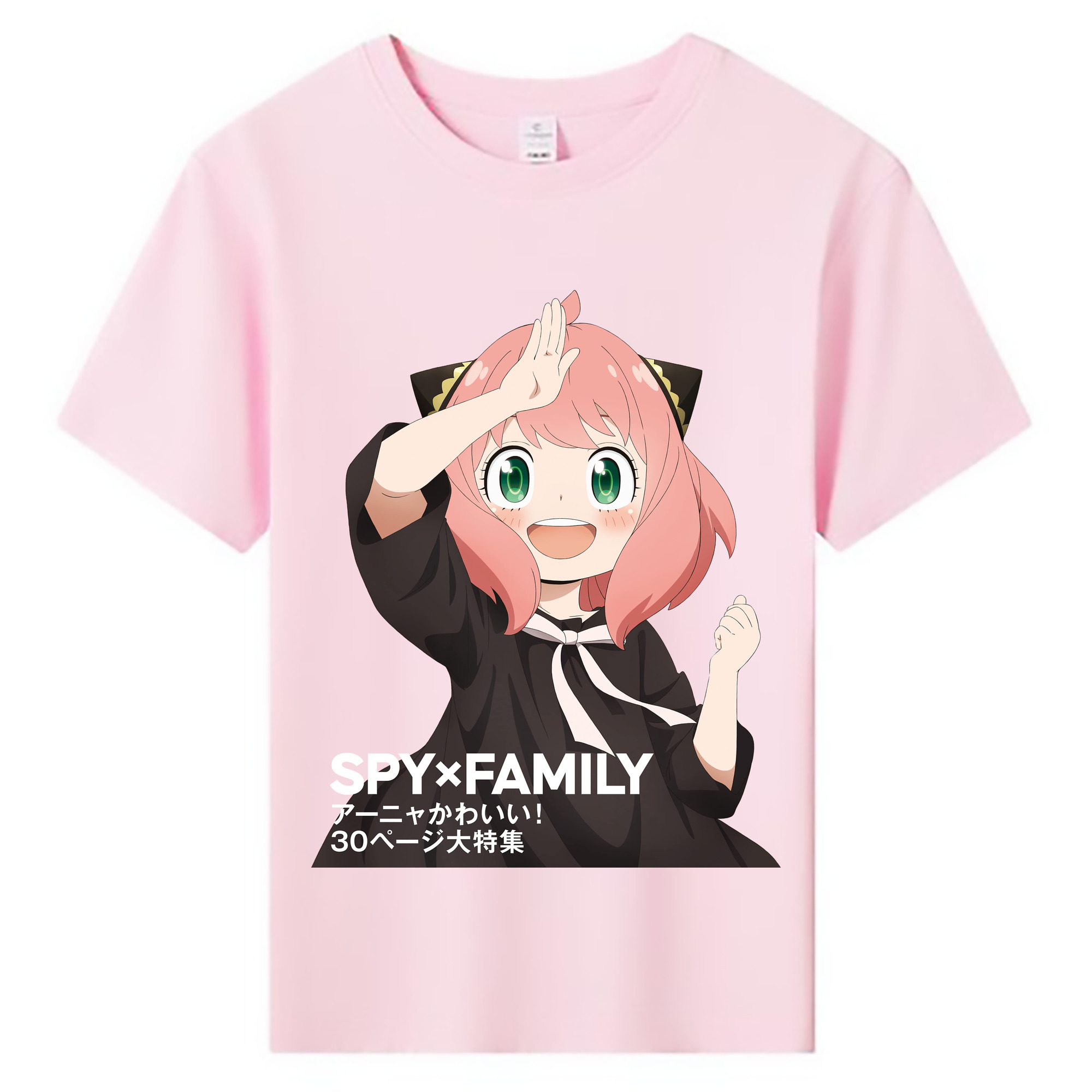 （画像用） SPY×FAMILY间谍家家酒 綿100％キッズTシャツ（フロントプリント）