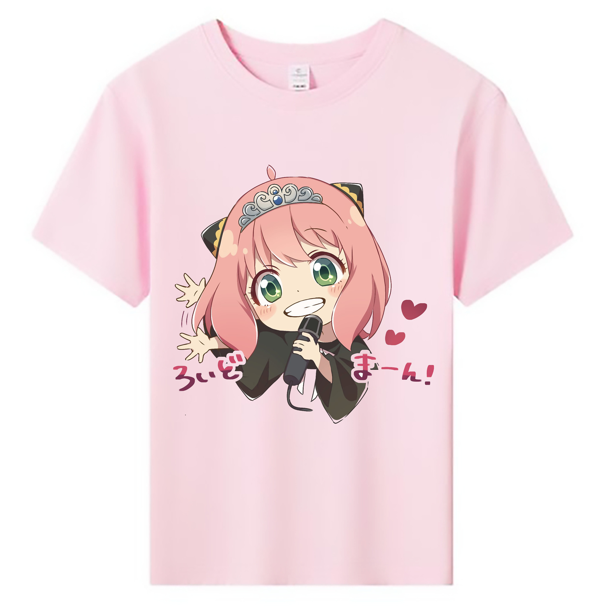 （画像用） SPY×FAMILY间谍家家酒 綿100％キッズTシャツ（フロントプリント）