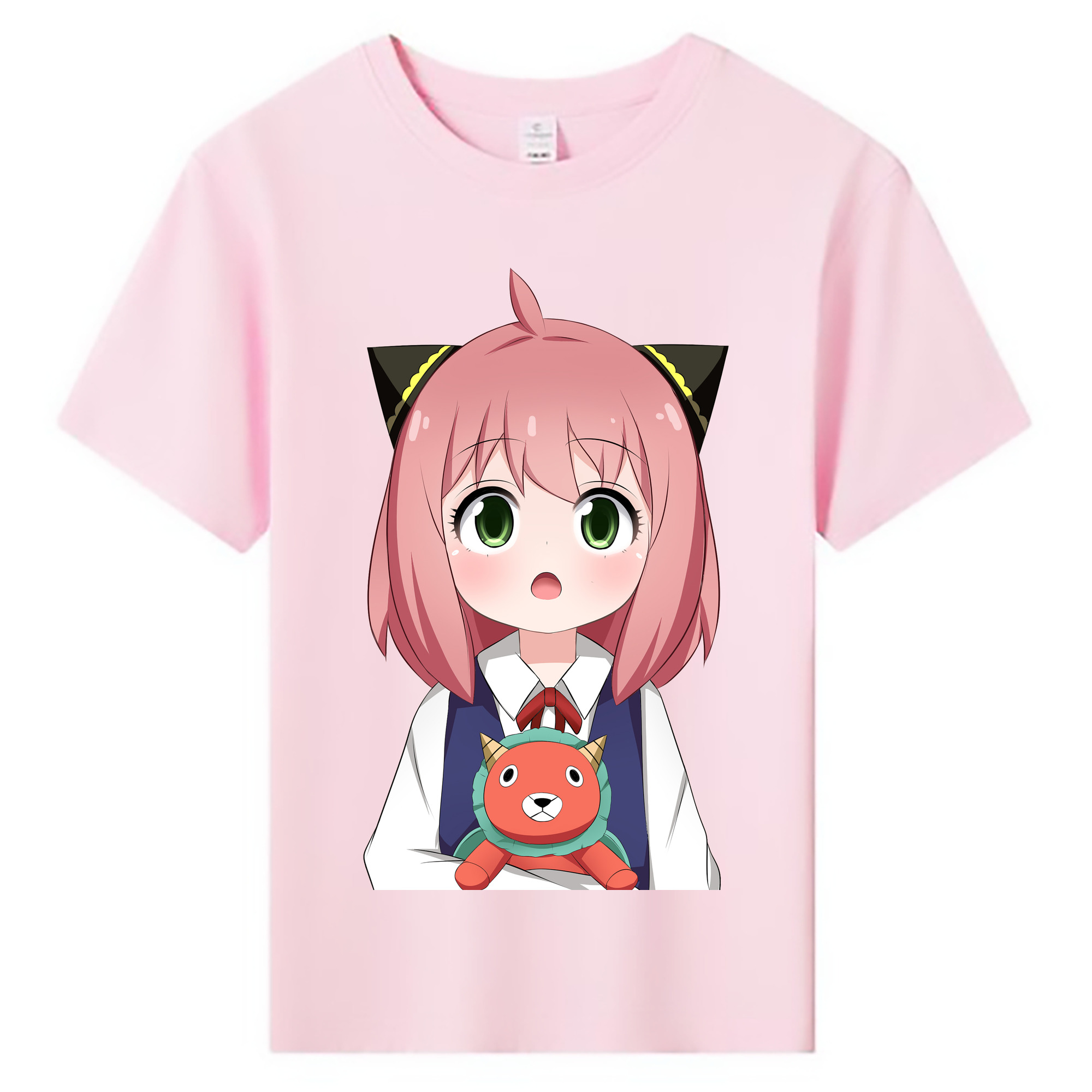 （画像用） SPY×FAMILY间谍家家酒 綿100％キッズTシャツ（フロントプリント）