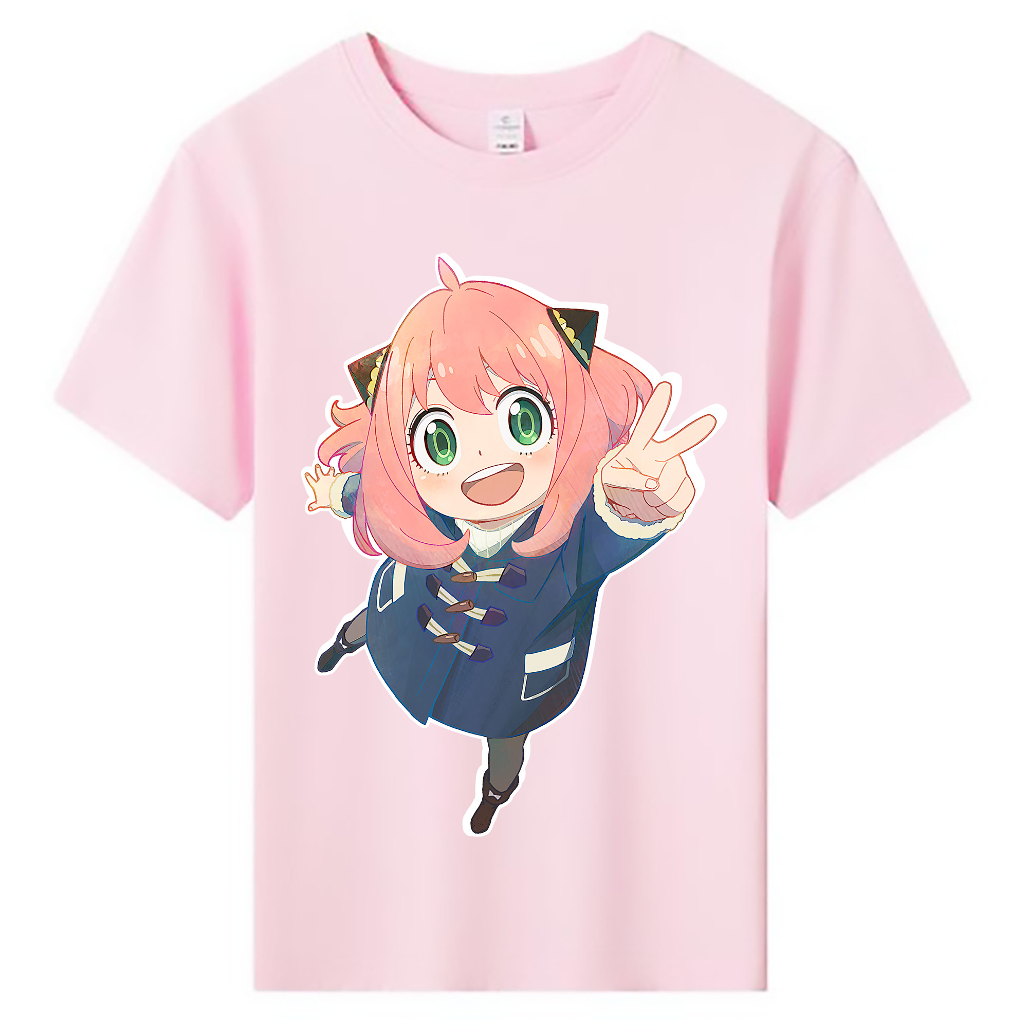 （画像用） SPY×FAMILY间谍家家酒 綿100％キッズTシャツ（フロントプリント）