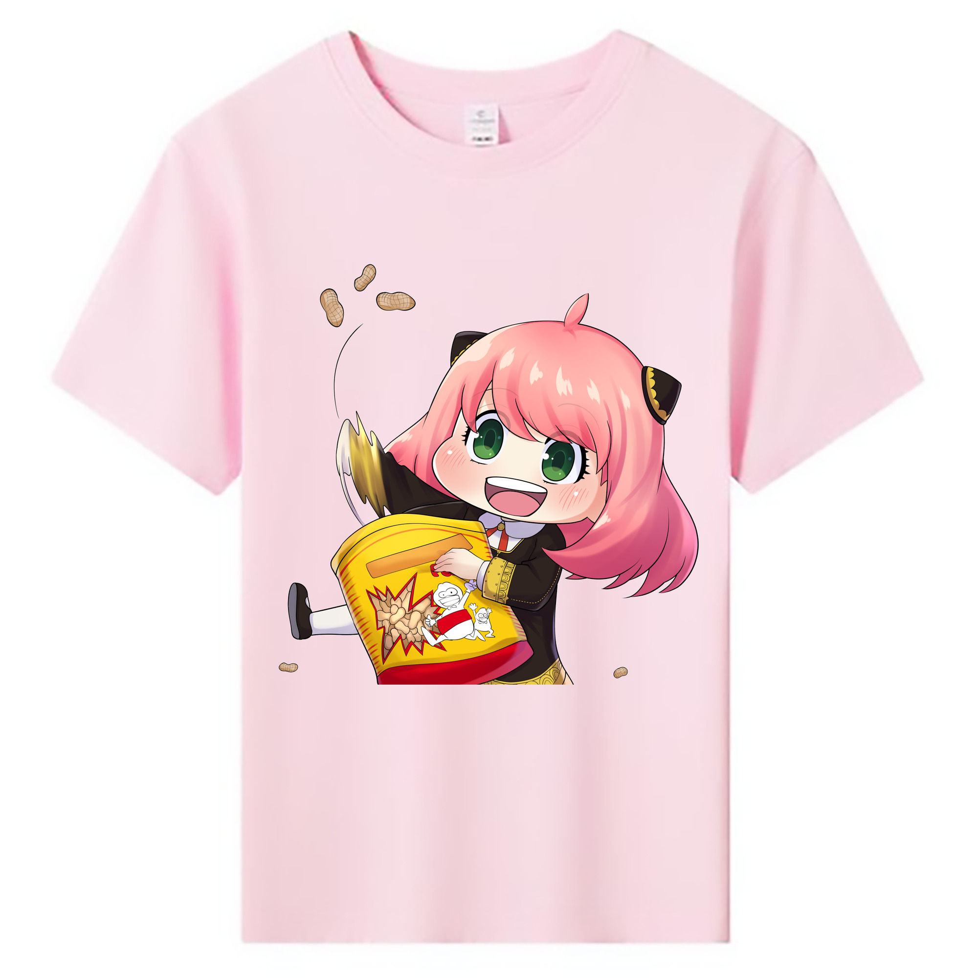 （画像用） SPY×FAMILY间谍家家酒 綿100％キッズTシャツ（フロントプリント）