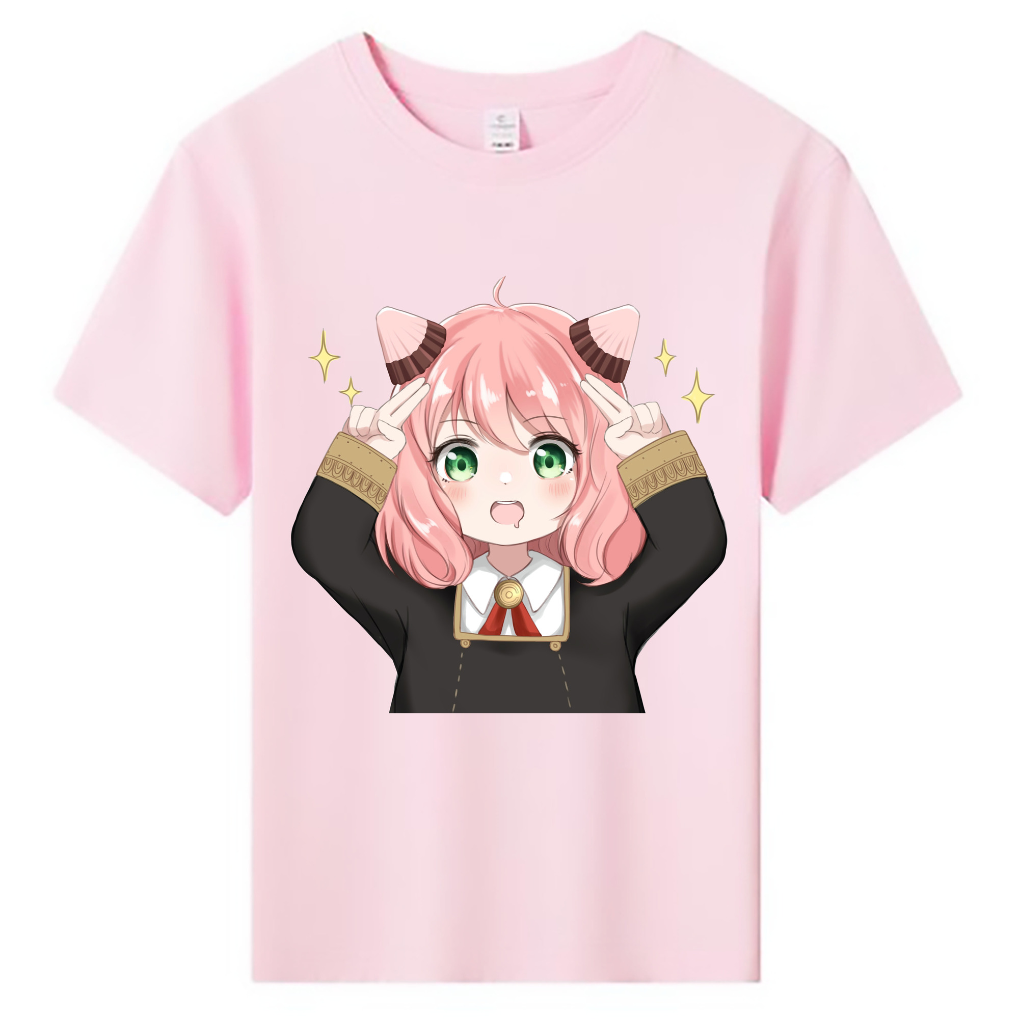（画像用） SPY×FAMILY间谍家家酒 綿100％キッズTシャツ（フロントプリント）