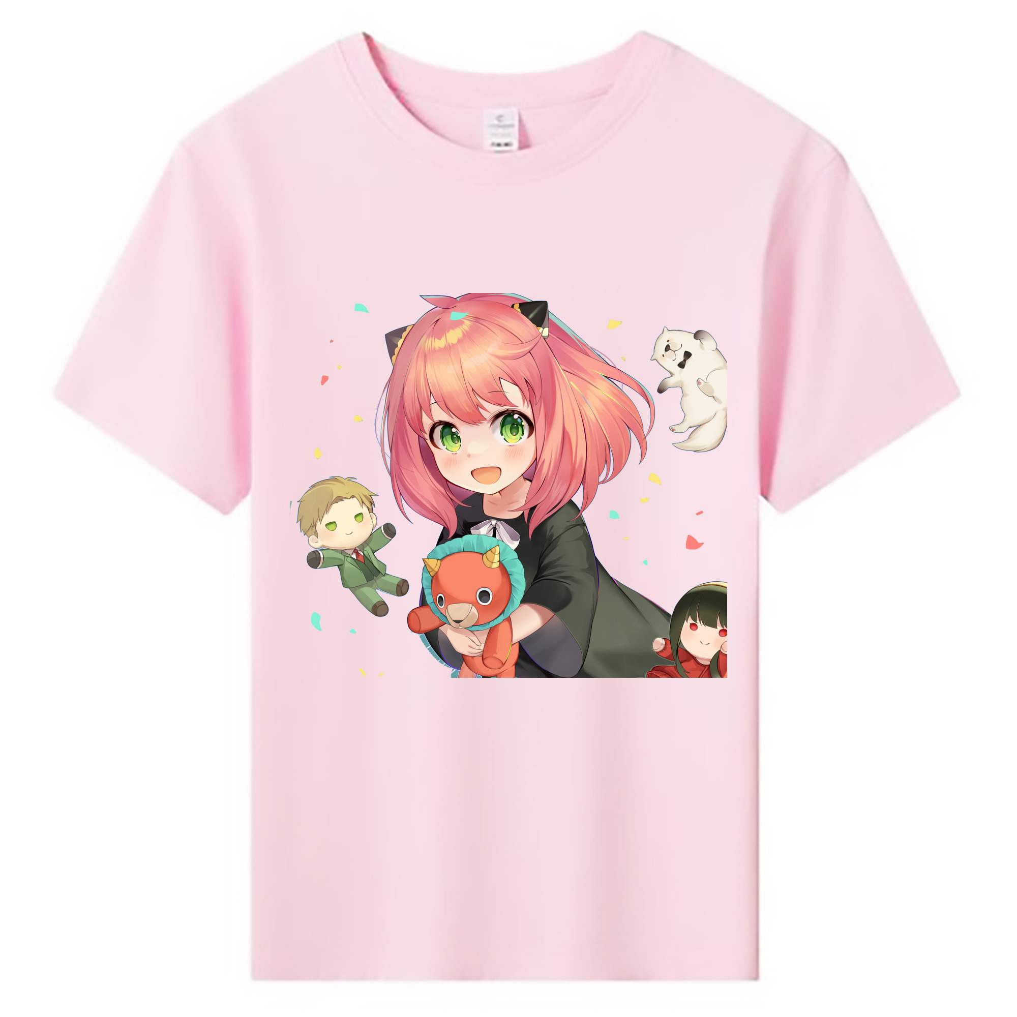 （画像用） SPY×FAMILY间谍家家酒 綿100％キッズTシャツ（フロントプリント）