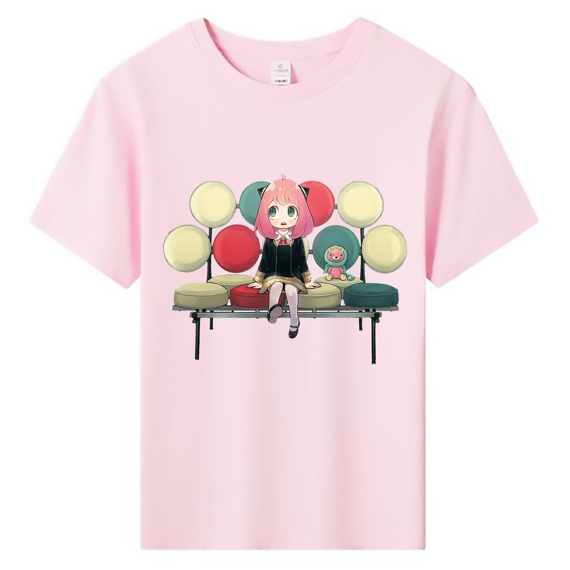 （画像用） SPY×FAMILY间谍家家酒 綿100％キッズTシャツ（フロントプリント）