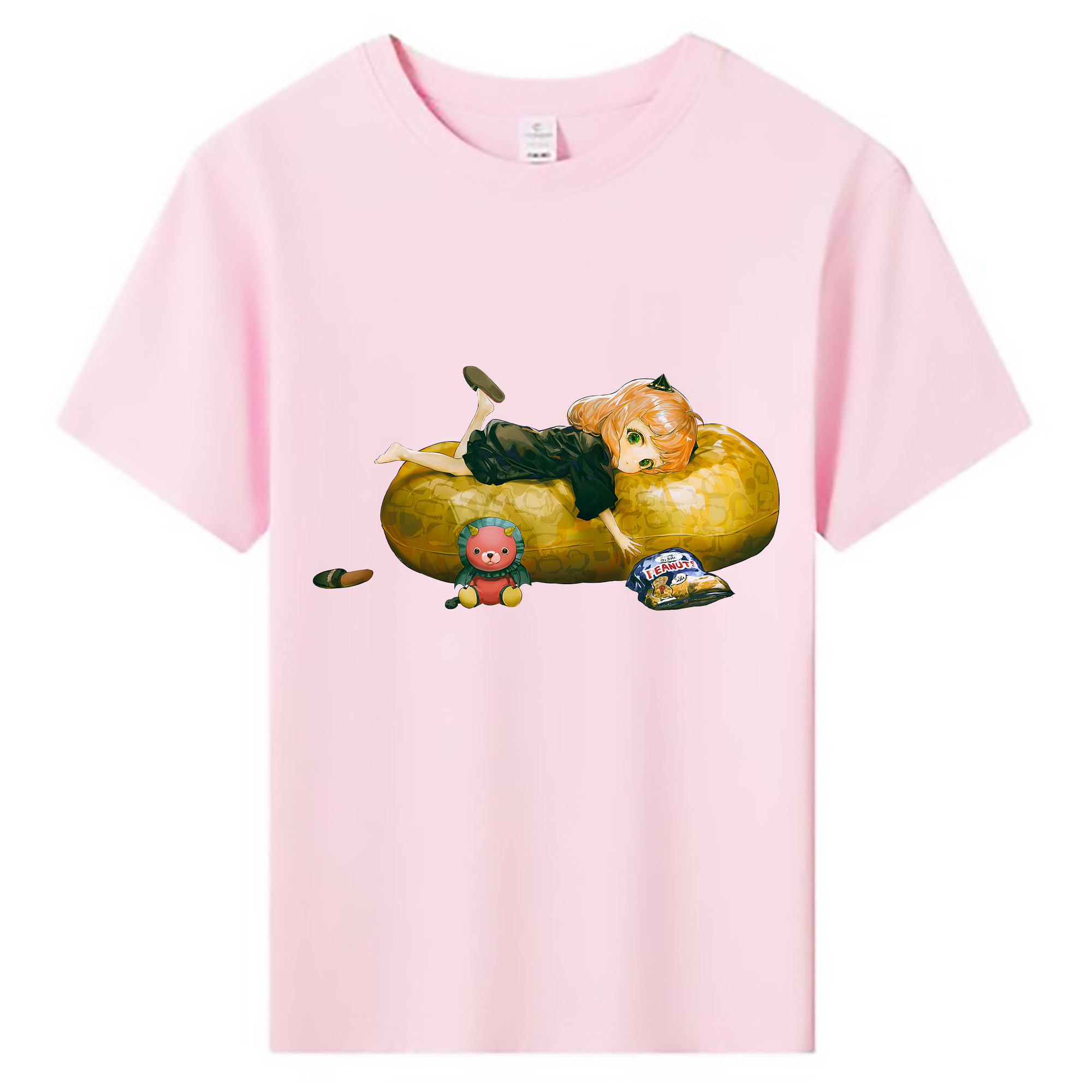 （画像用） SPY×FAMILY间谍家家酒 綿100％キッズTシャツ（フロントプリント）