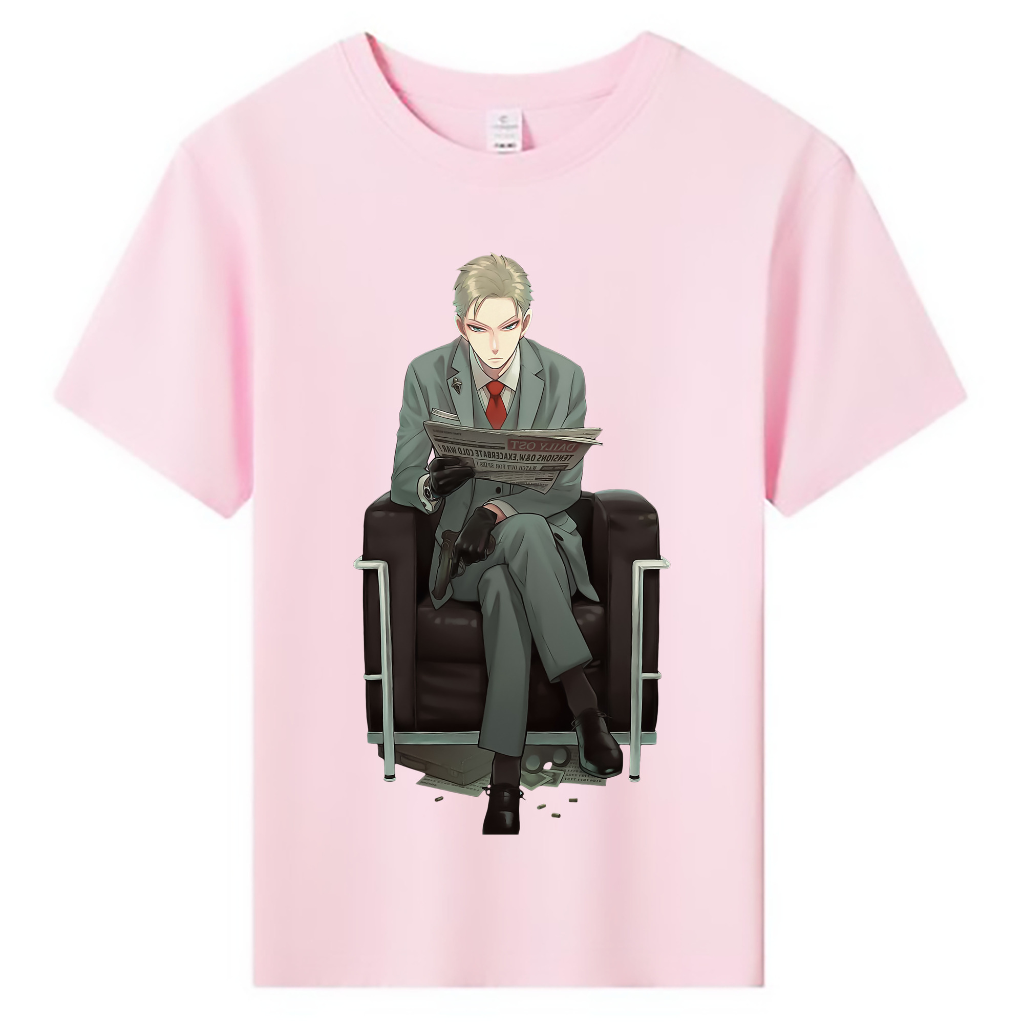 （画像用） SPY×FAMILY间谍家家酒 綿100％キッズTシャツ（フロントプリント）
