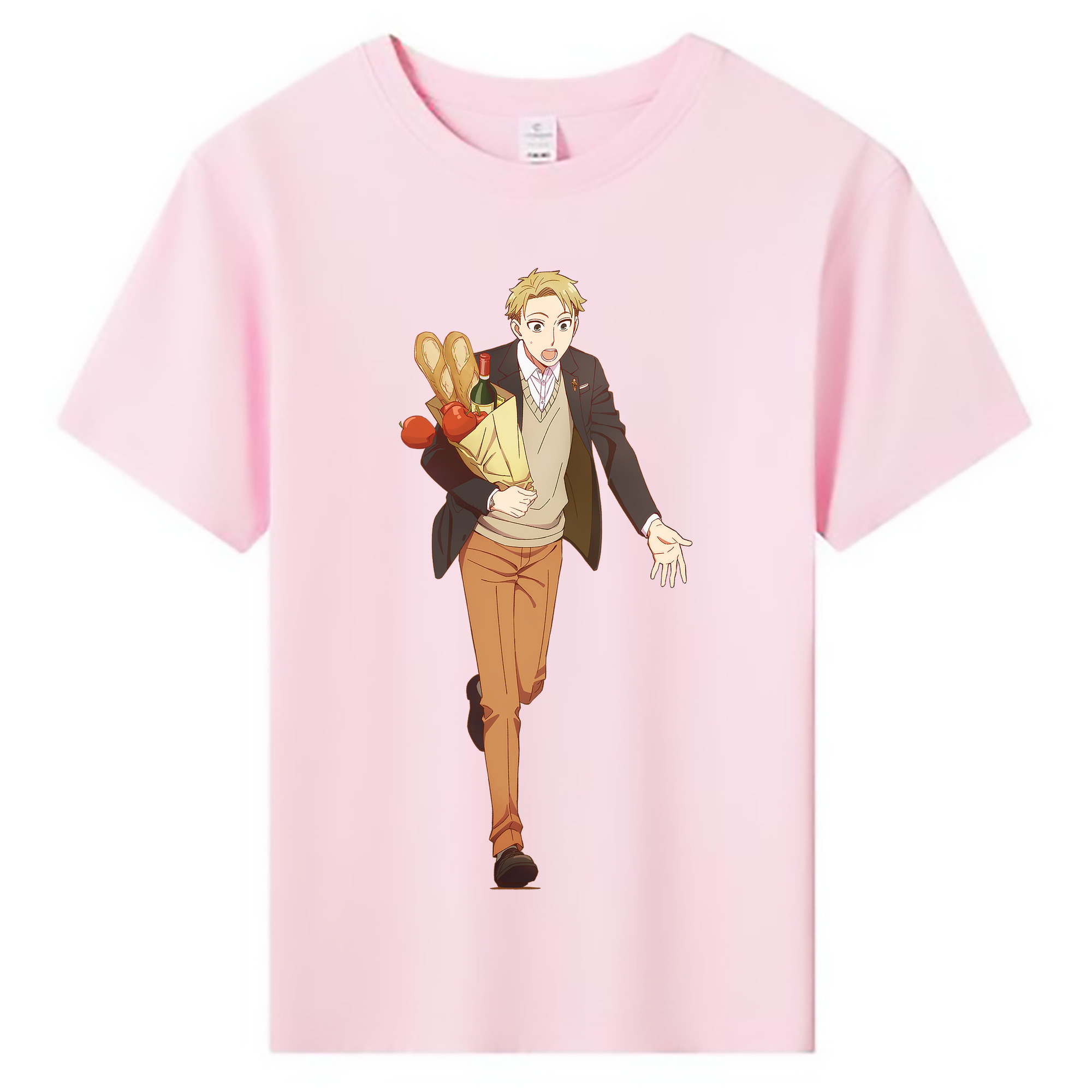 （画像用） SPY×FAMILY间谍家家酒 綿100％キッズTシャツ（フロントプリント）