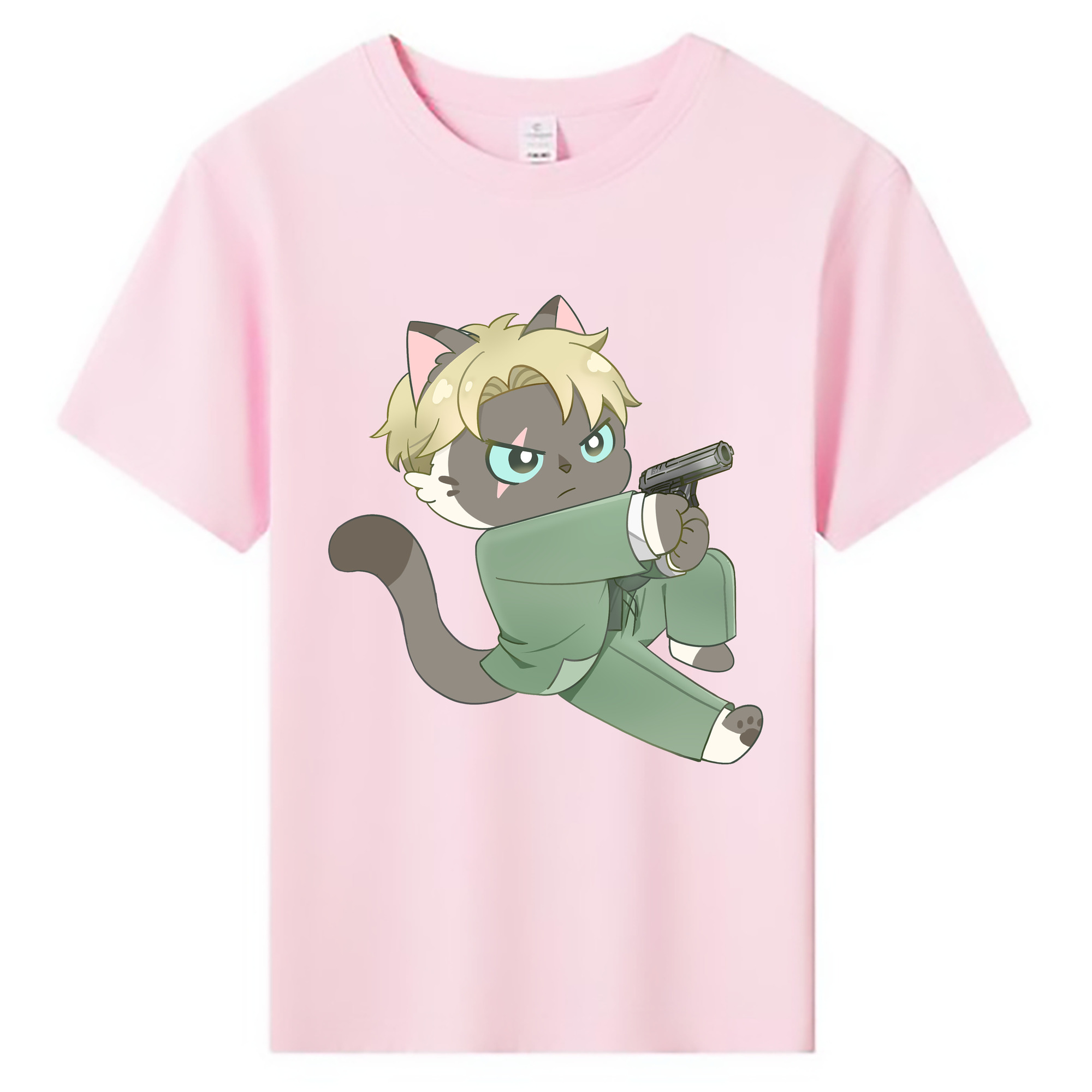 （画像用） SPY×FAMILY间谍家家酒 綿100％キッズTシャツ（フロントプリント）