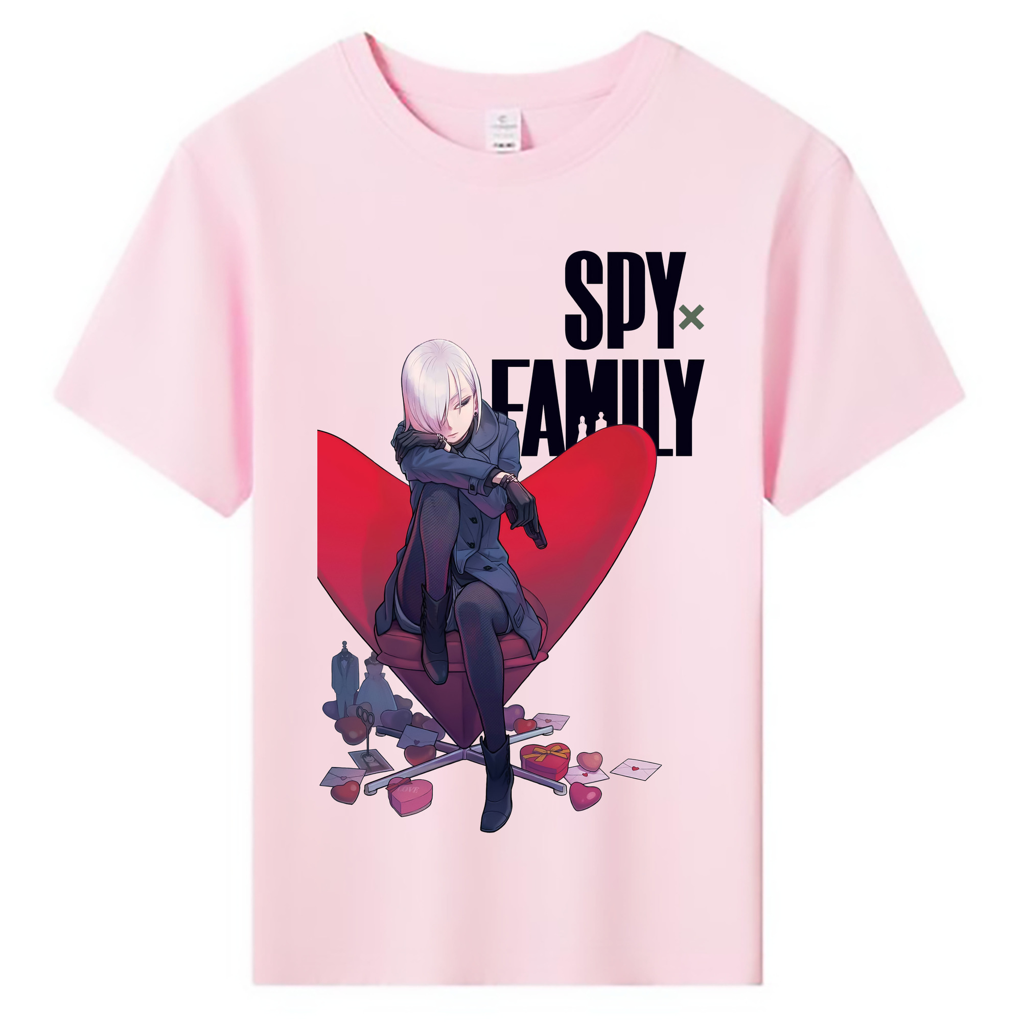 （画像用） SPY×FAMILY间谍家家酒 綿100％キッズTシャツ（フロントプリント）