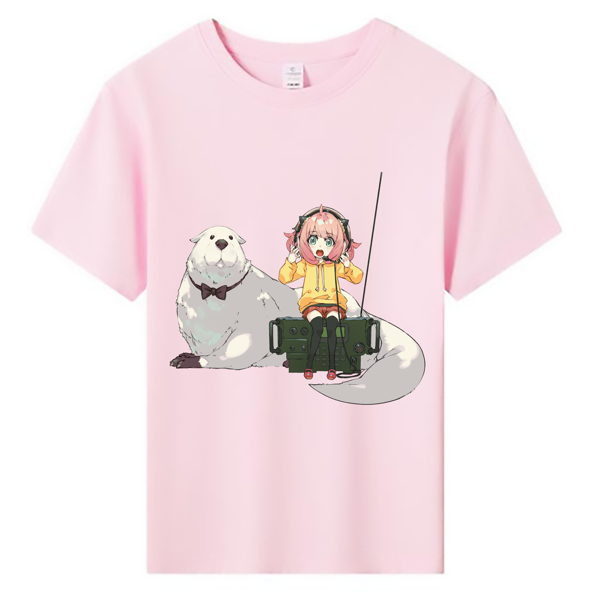 （画像用） SPY×FAMILY间谍家家酒 綿100％キッズTシャツ（フロントプリント）