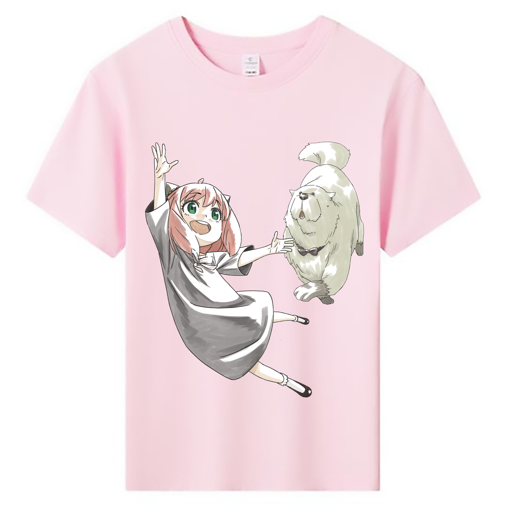 （画像用） SPY×FAMILY间谍家家酒 綿100％キッズTシャツ（フロントプリント）