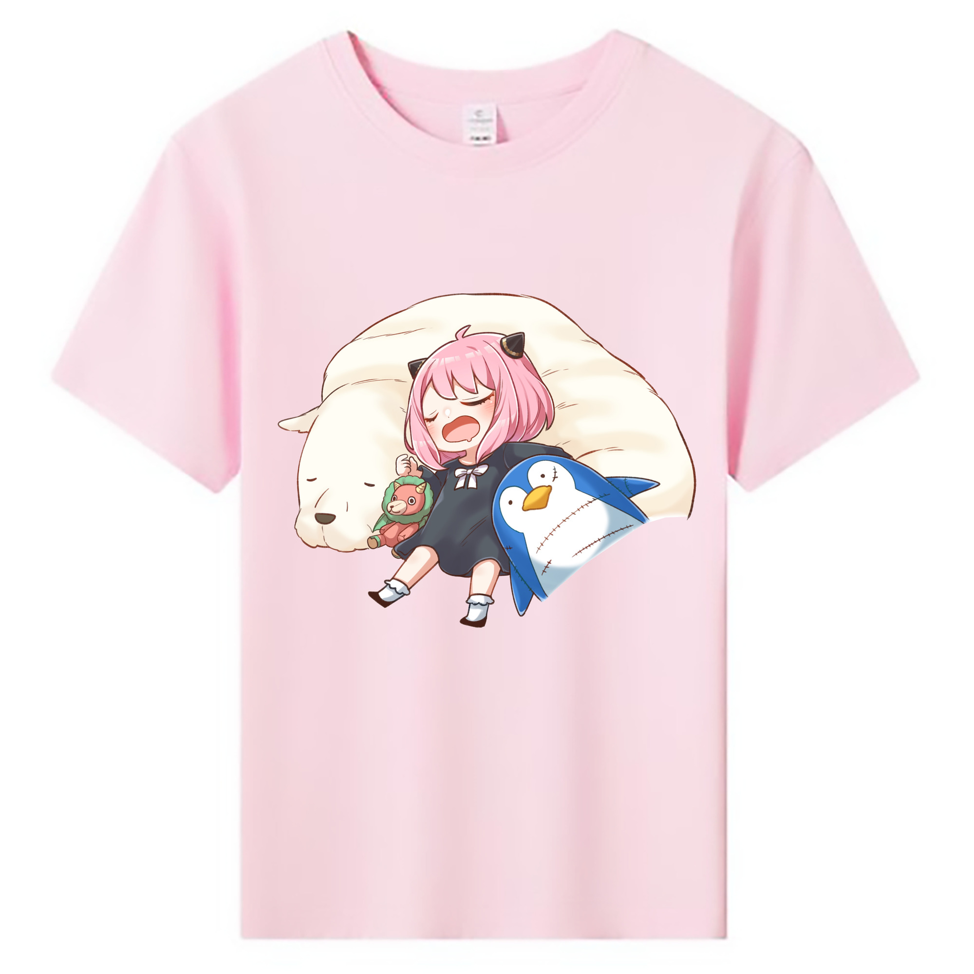 （画像用） SPY×FAMILY间谍家家酒 綿100％キッズTシャツ（フロントプリント）