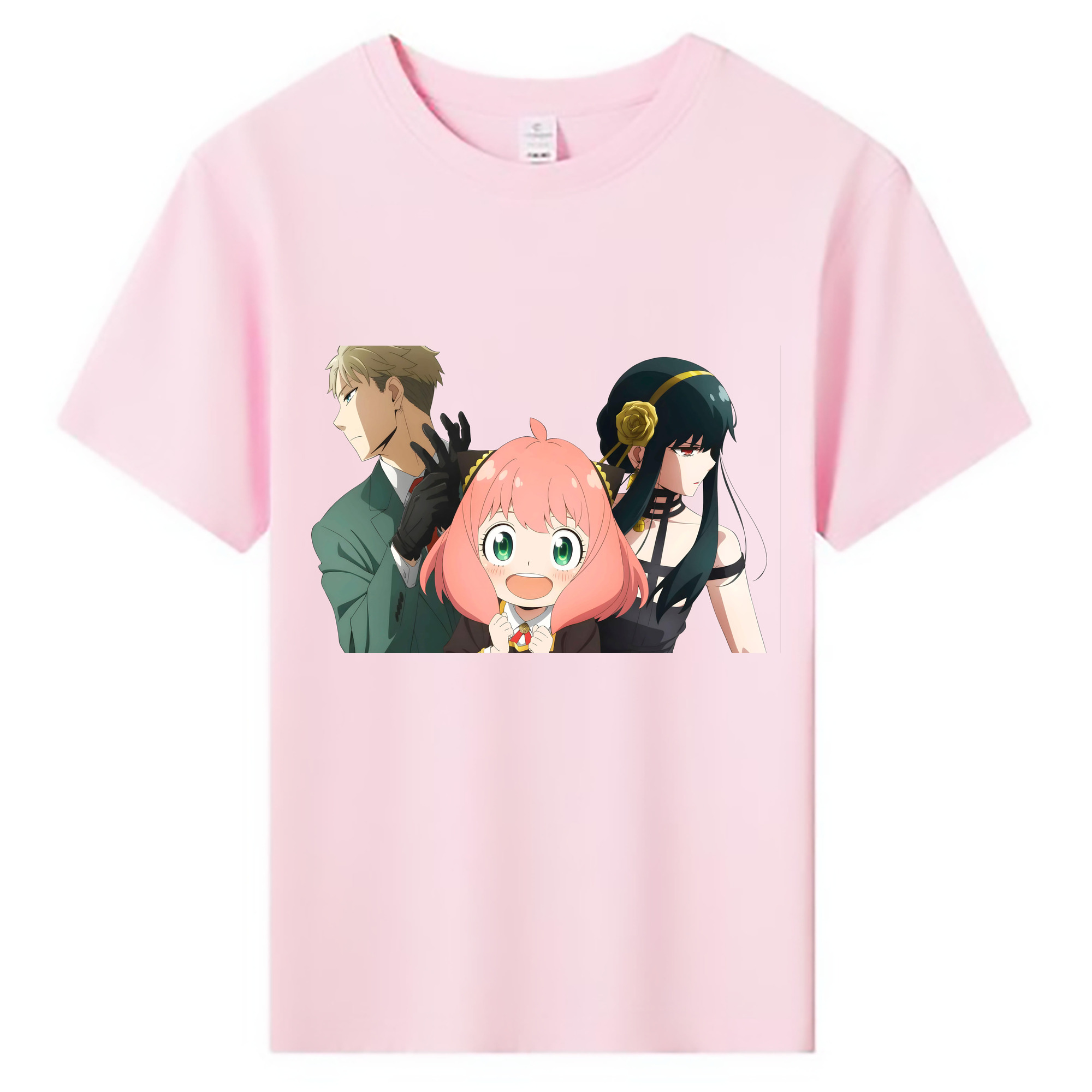（画像用） SPY×FAMILY间谍家家酒 綿100％キッズTシャツ（フロントプリント）