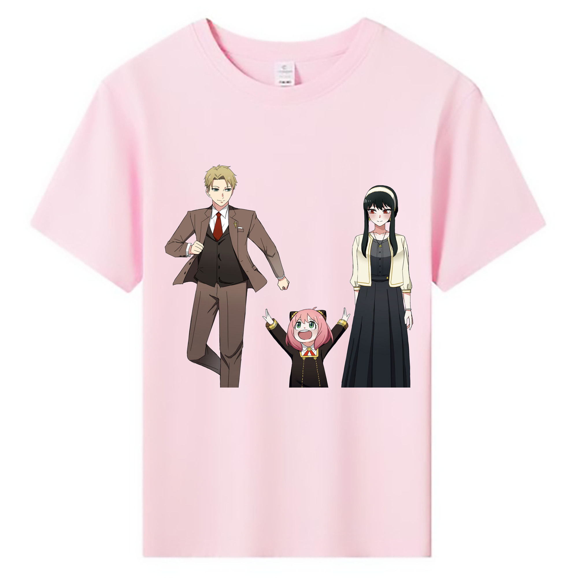 （画像用） SPY×FAMILY间谍家家酒 綿100％キッズTシャツ（フロントプリント）