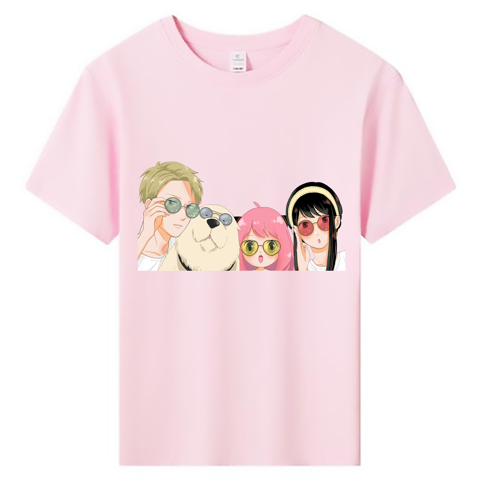 （画像用） SPY×FAMILY间谍家家酒 綿100％キッズTシャツ（フロントプリント）