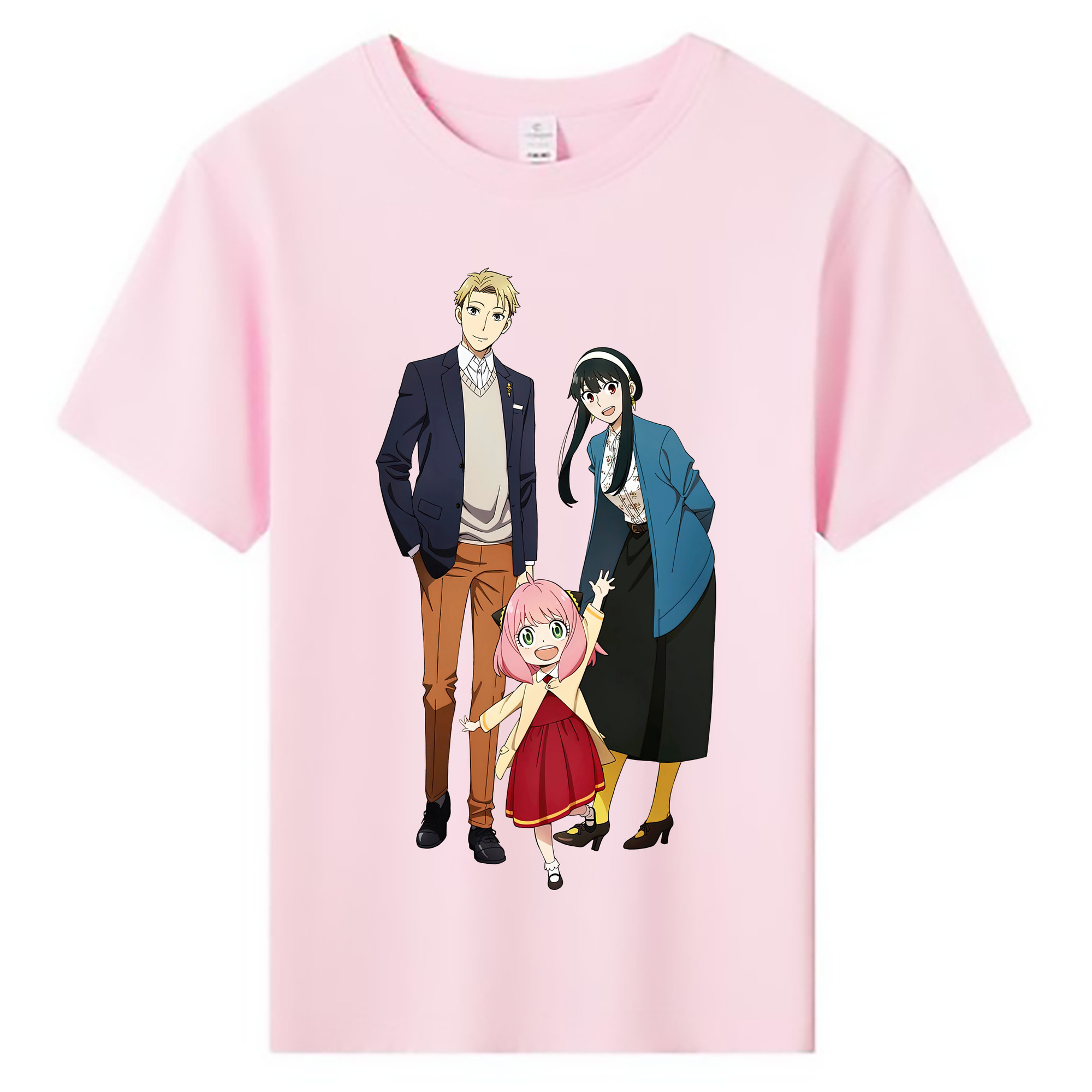 （画像用） SPY×FAMILY间谍家家酒 綿100％キッズTシャツ（フロントプリント）