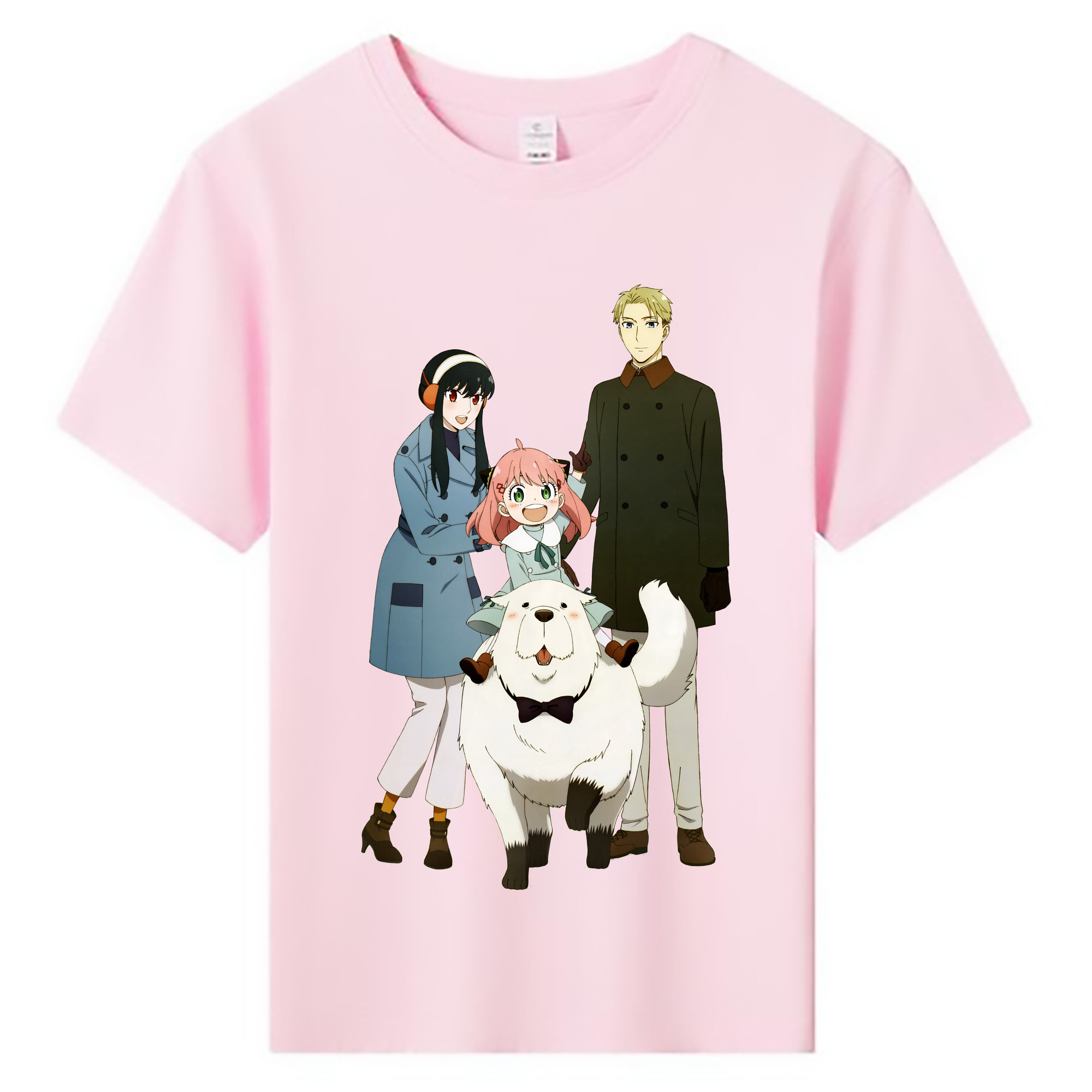 （画像用） SPY×FAMILY间谍家家酒 綿100％キッズTシャツ（フロントプリント）