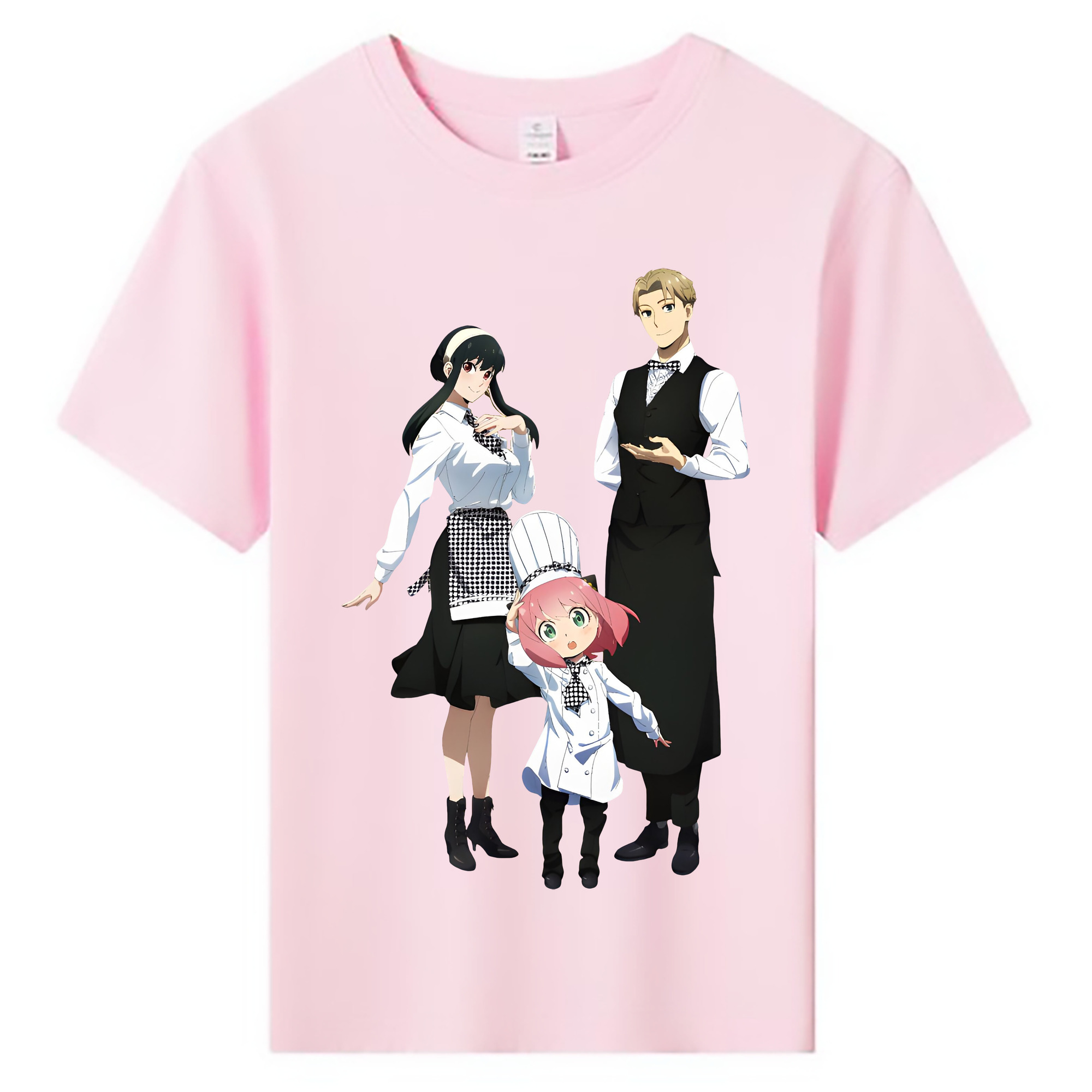 （画像用） SPY×FAMILY间谍家家酒 綿100％キッズTシャツ（フロントプリント）