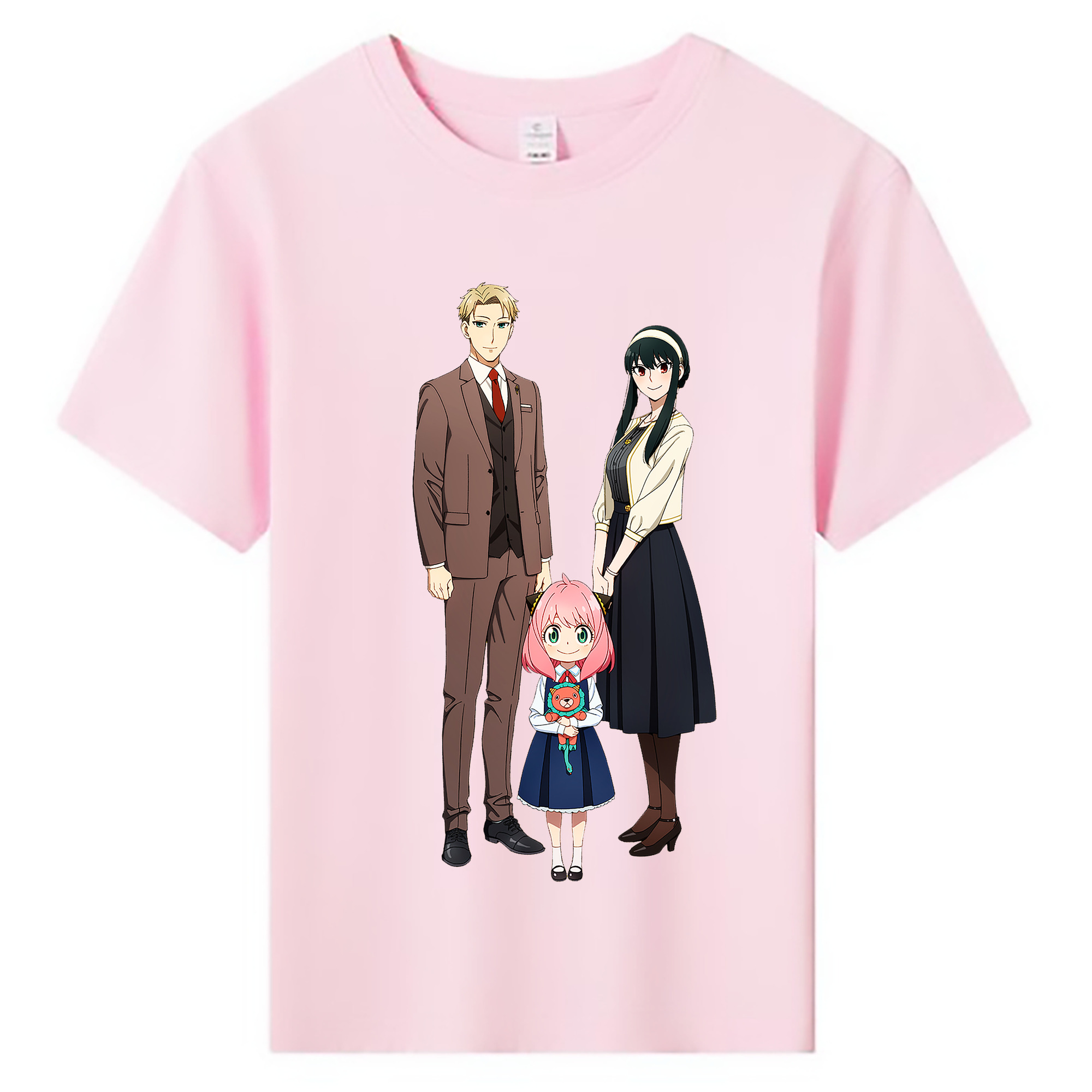 （画像用） SPY×FAMILY间谍家家酒 綿100％キッズTシャツ（フロントプリント）