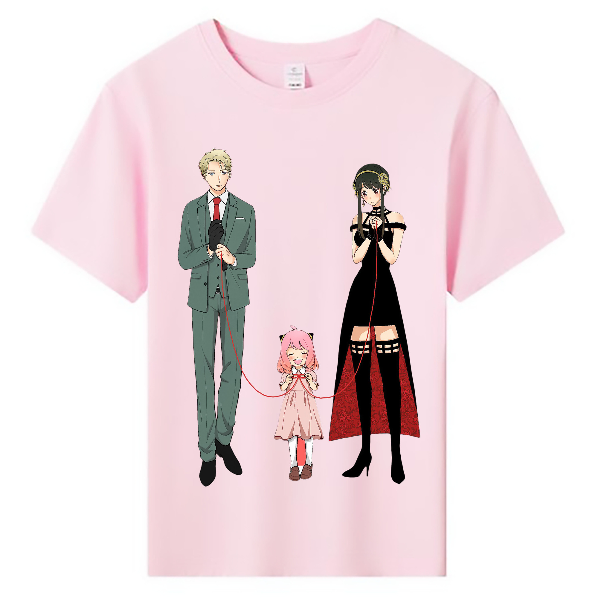 （画像用） SPY×FAMILY间谍家家酒 綿100％キッズTシャツ（フロントプリント）