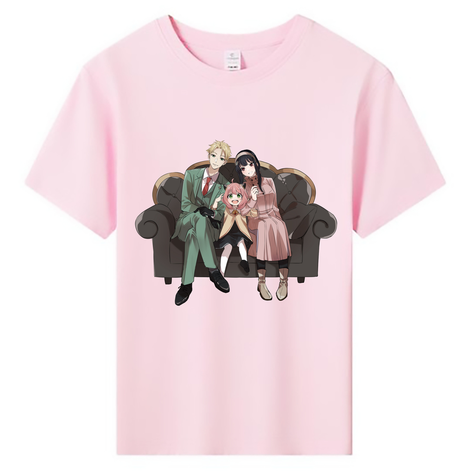 （画像用） SPY×FAMILY间谍家家酒 綿100％キッズTシャツ（フロントプリント）