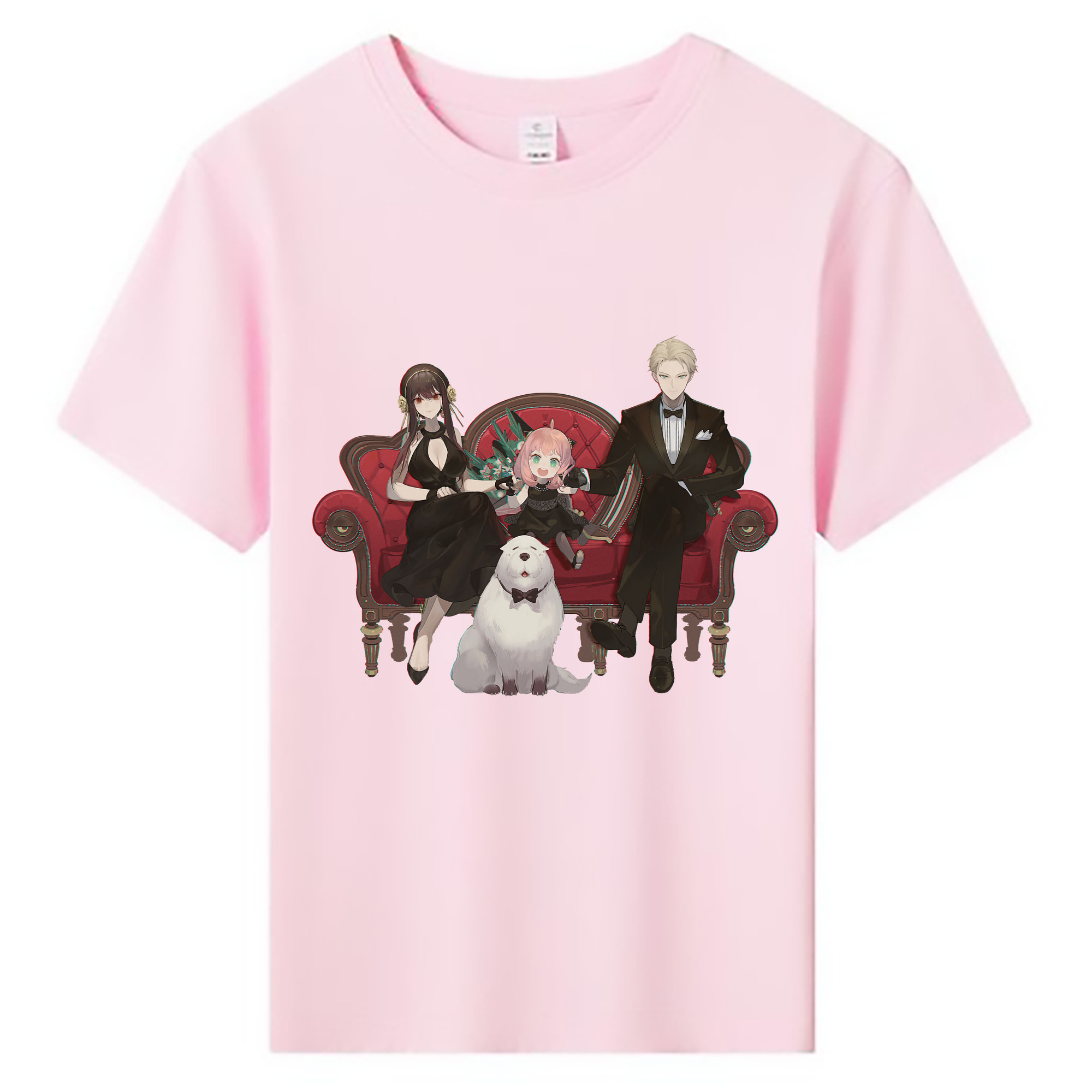 （画像用） SPY×FAMILY间谍家家酒 綿100％キッズTシャツ（フロントプリント）