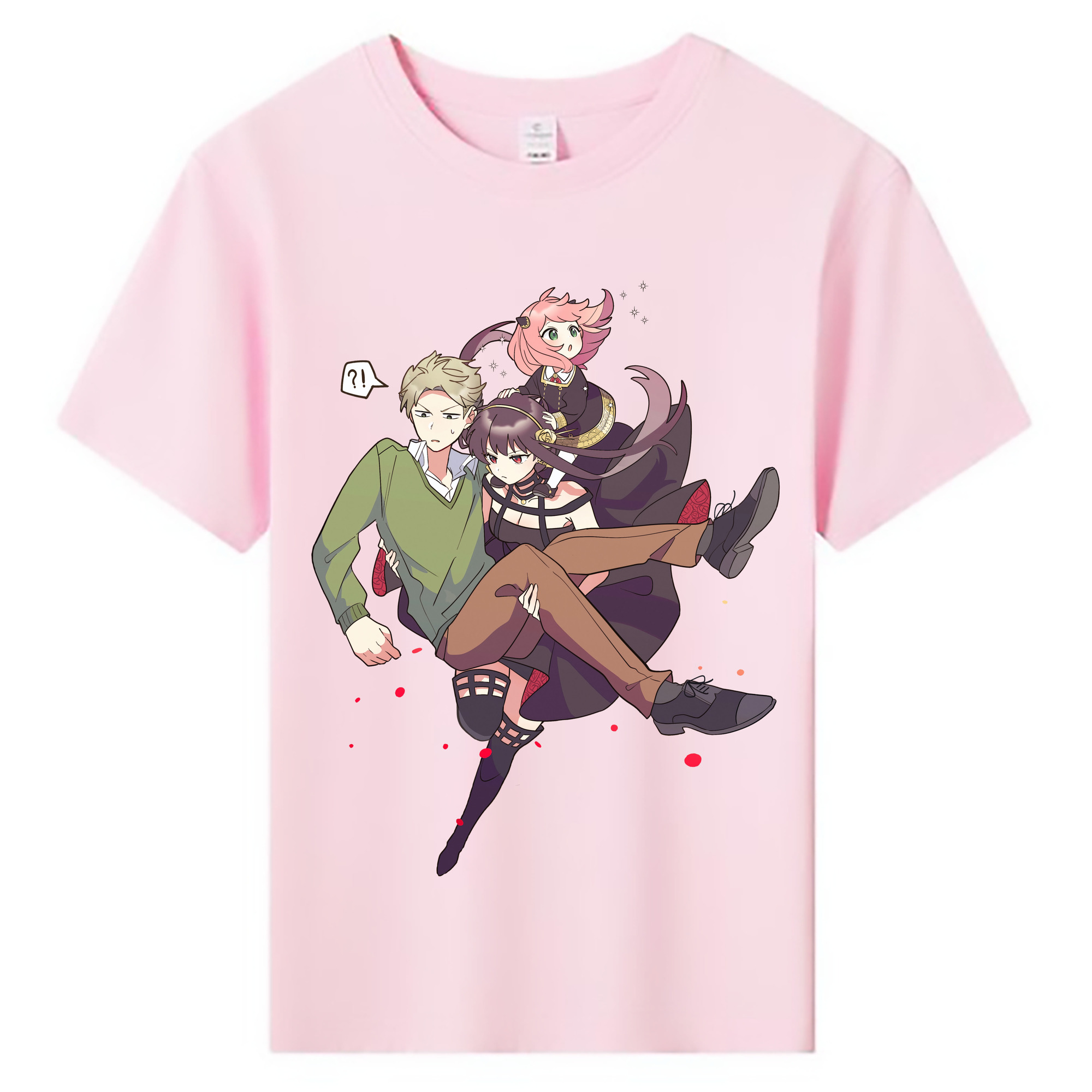 （画像用） SPY×FAMILY间谍家家酒 綿100％キッズTシャツ（フロントプリント）