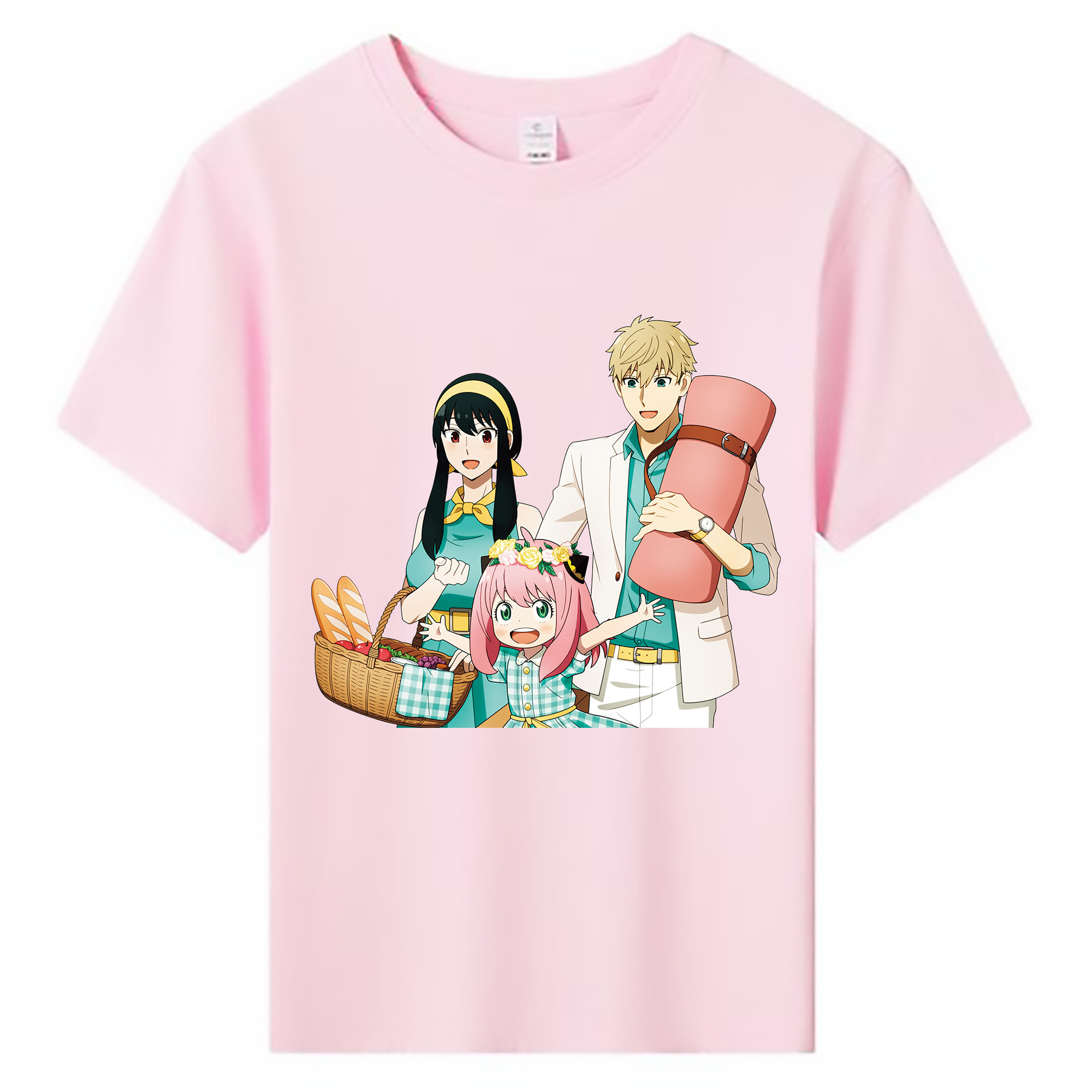（画像用） SPY×FAMILY间谍家家酒 綿100％キッズTシャツ（フロントプリント）