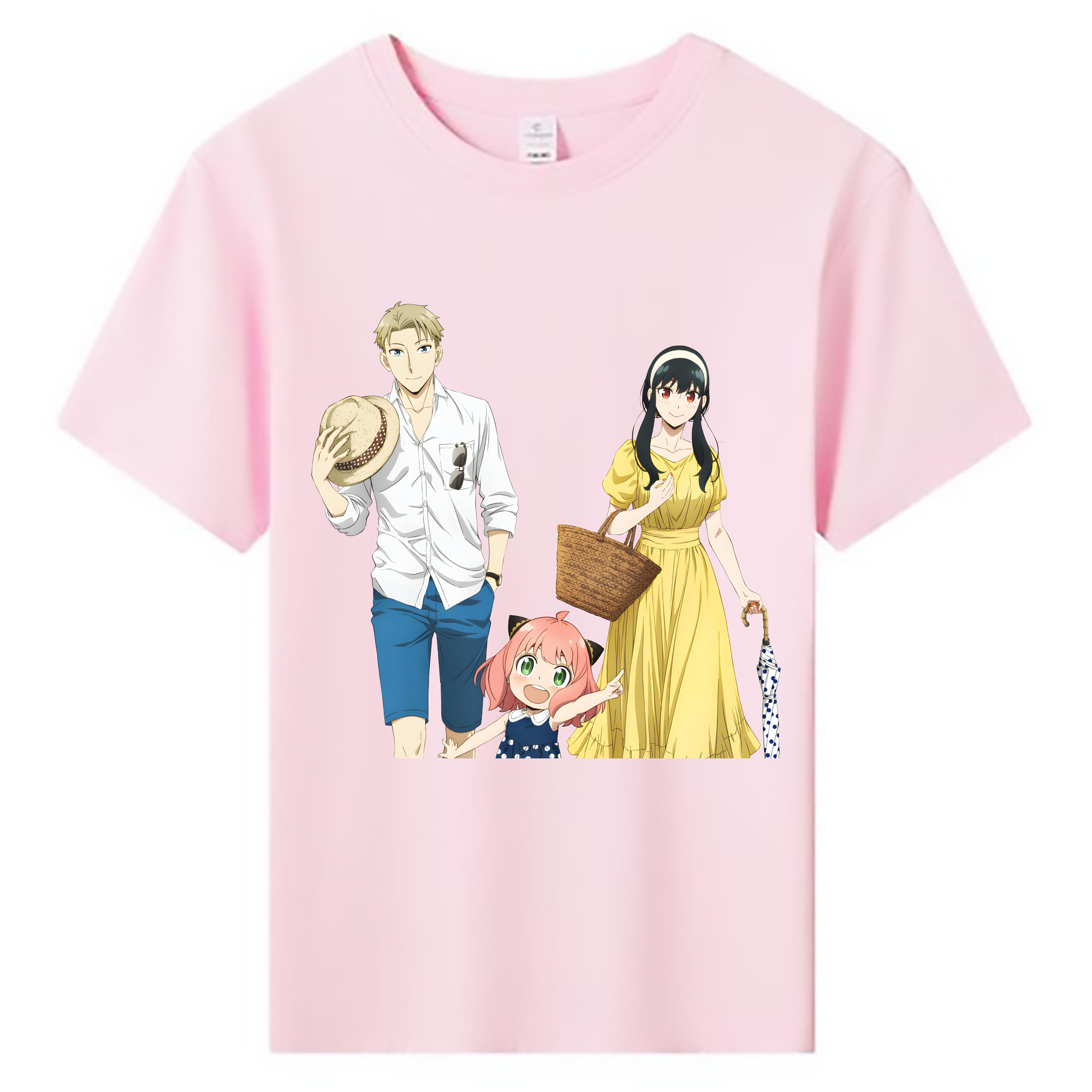 （画像用） SPY×FAMILY间谍家家酒 綿100％キッズTシャツ（フロントプリント）