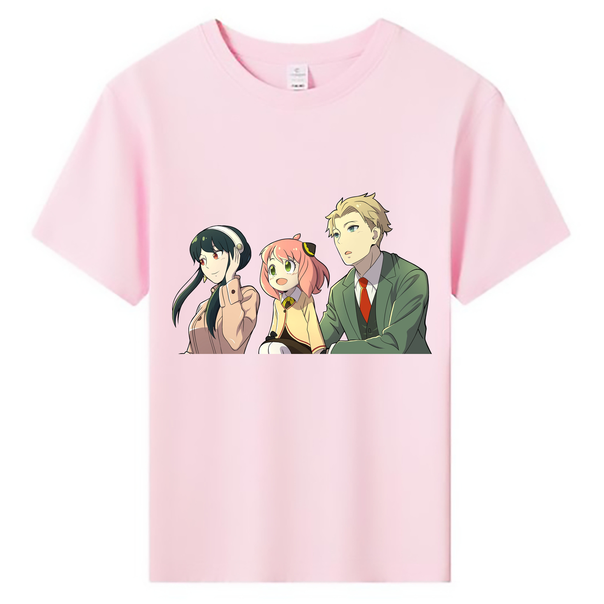 （画像用） SPY×FAMILY间谍家家酒 綿100％キッズTシャツ（フロントプリント）