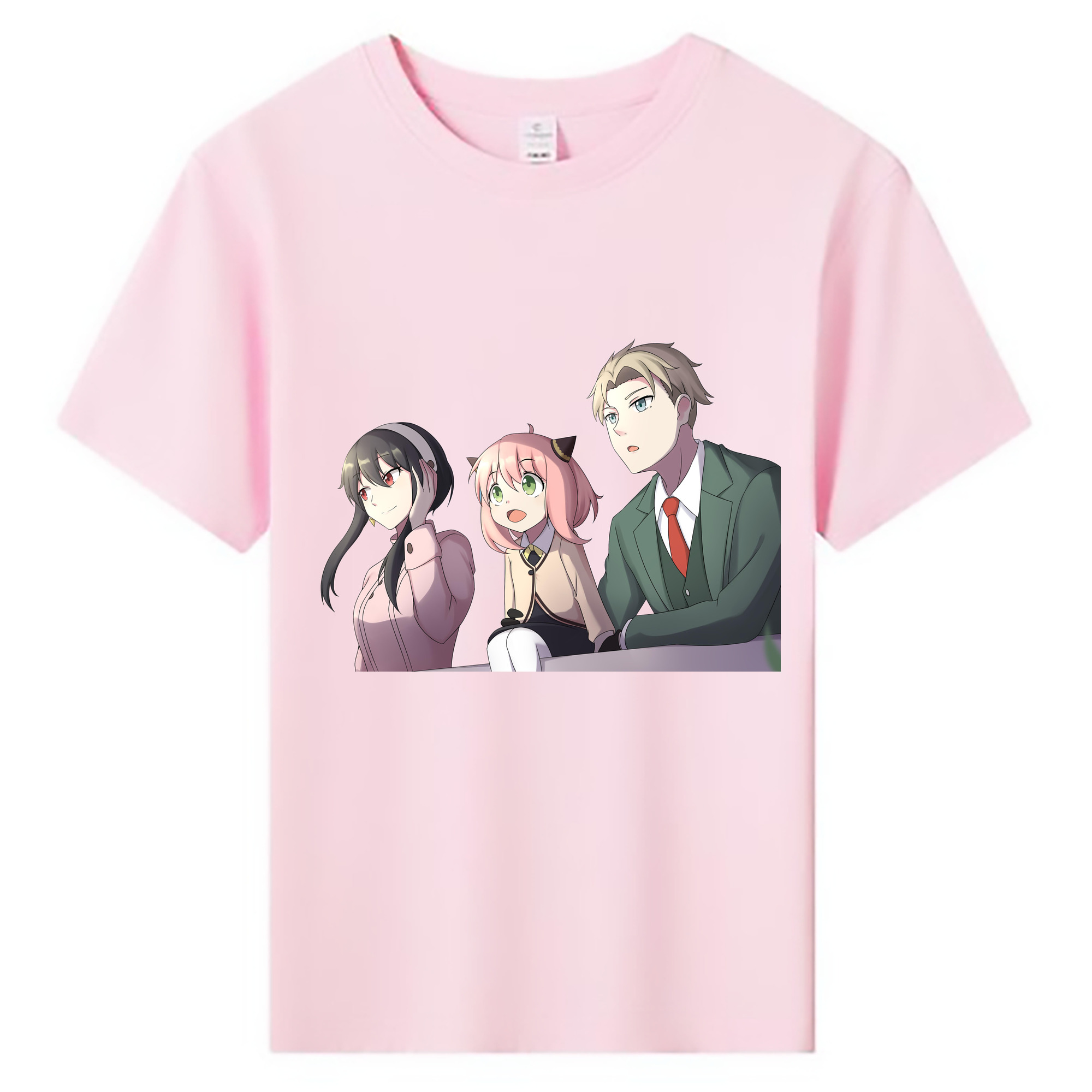 （画像用） SPY×FAMILY间谍家家酒 綿100％キッズTシャツ（フロントプリント）