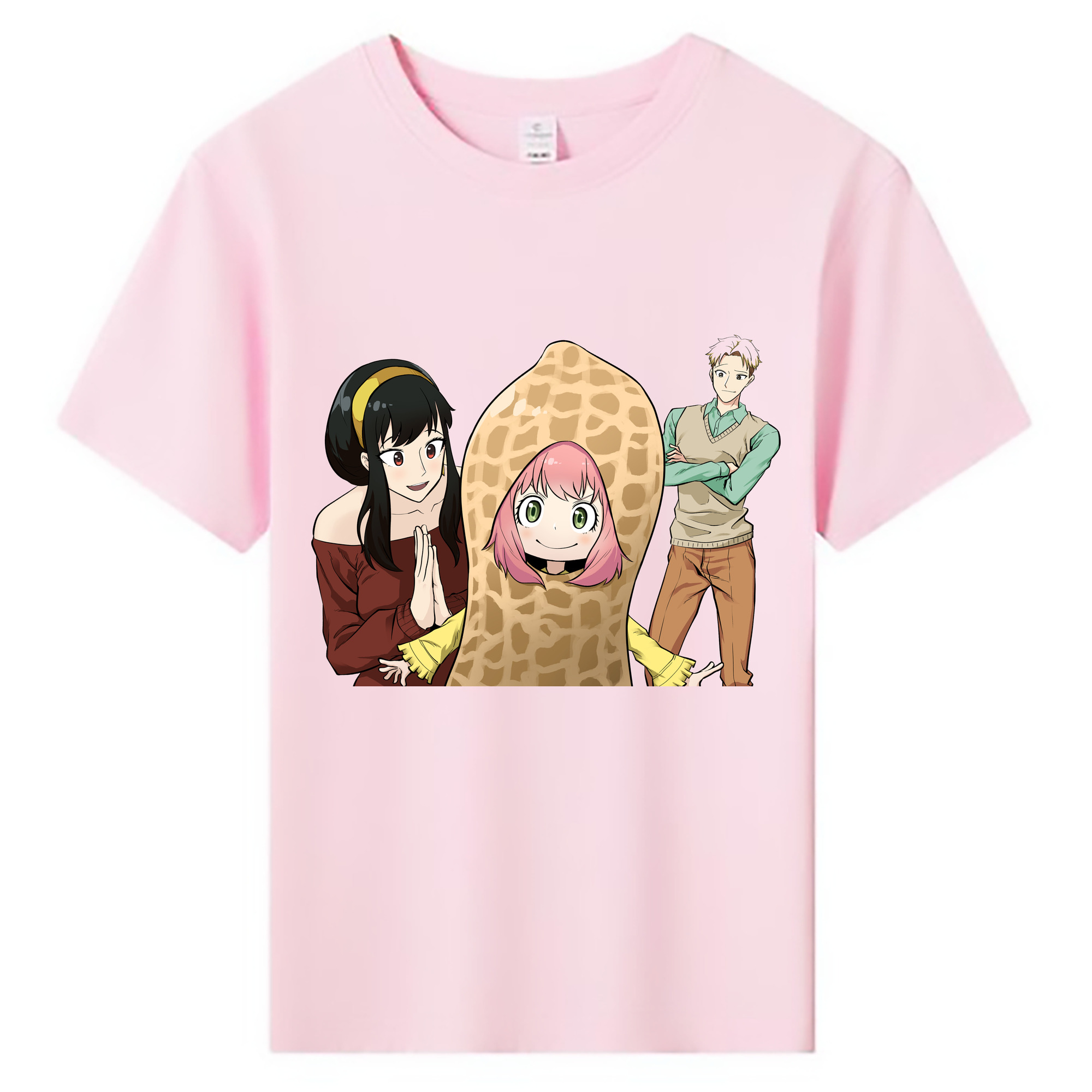 （画像用） SPY×FAMILY间谍家家酒 綿100％キッズTシャツ（フロントプリント）
