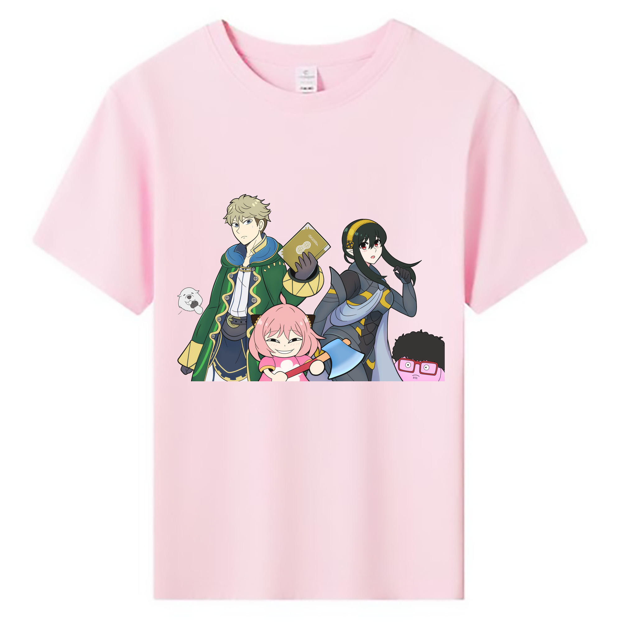 （画像用） SPY×FAMILY间谍家家酒 綿100％キッズTシャツ（フロントプリント）