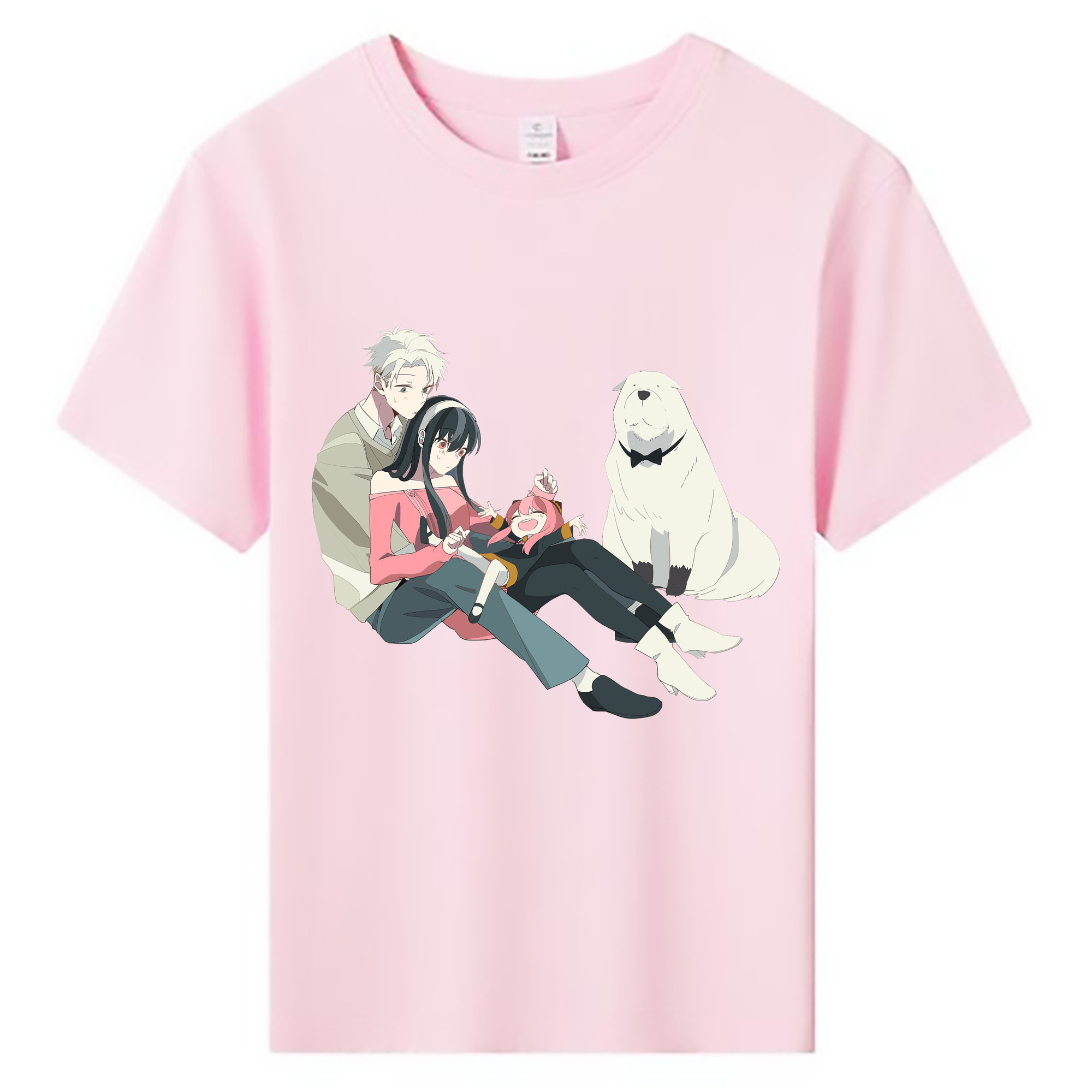（画像用） SPY×FAMILY间谍家家酒 綿100％キッズTシャツ（フロントプリント）