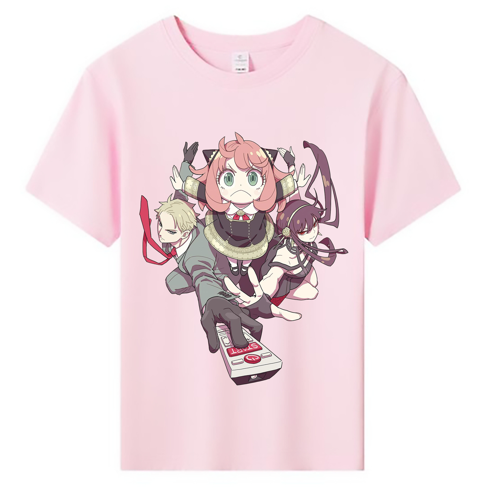 （画像用） SPY×FAMILY间谍家家酒 綿100％キッズTシャツ（フロントプリント）