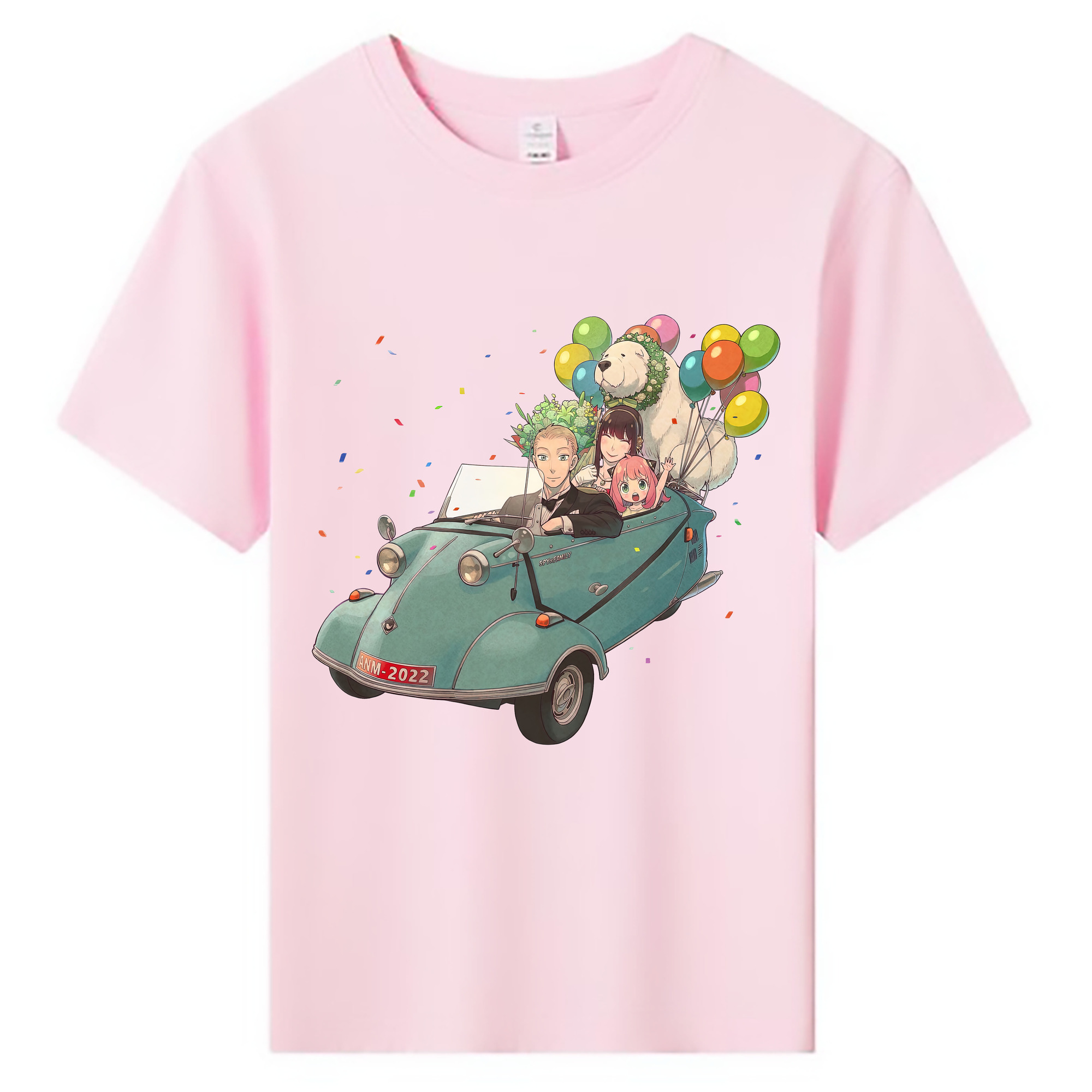 （画像用） SPY×FAMILY间谍家家酒 綿100％キッズTシャツ（フロントプリント）