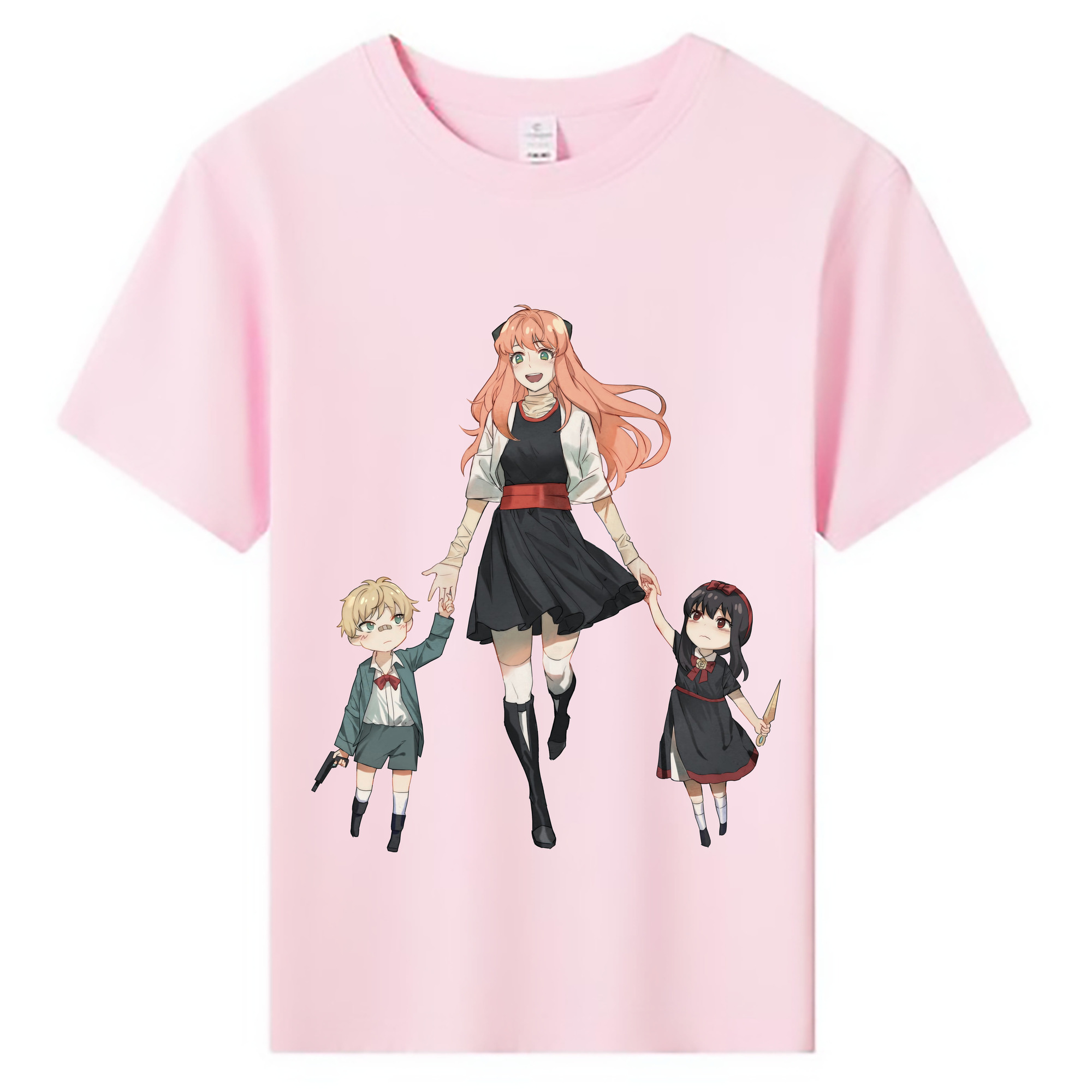 （画像用） SPY×FAMILY间谍家家酒 綿100％キッズTシャツ（フロントプリント）