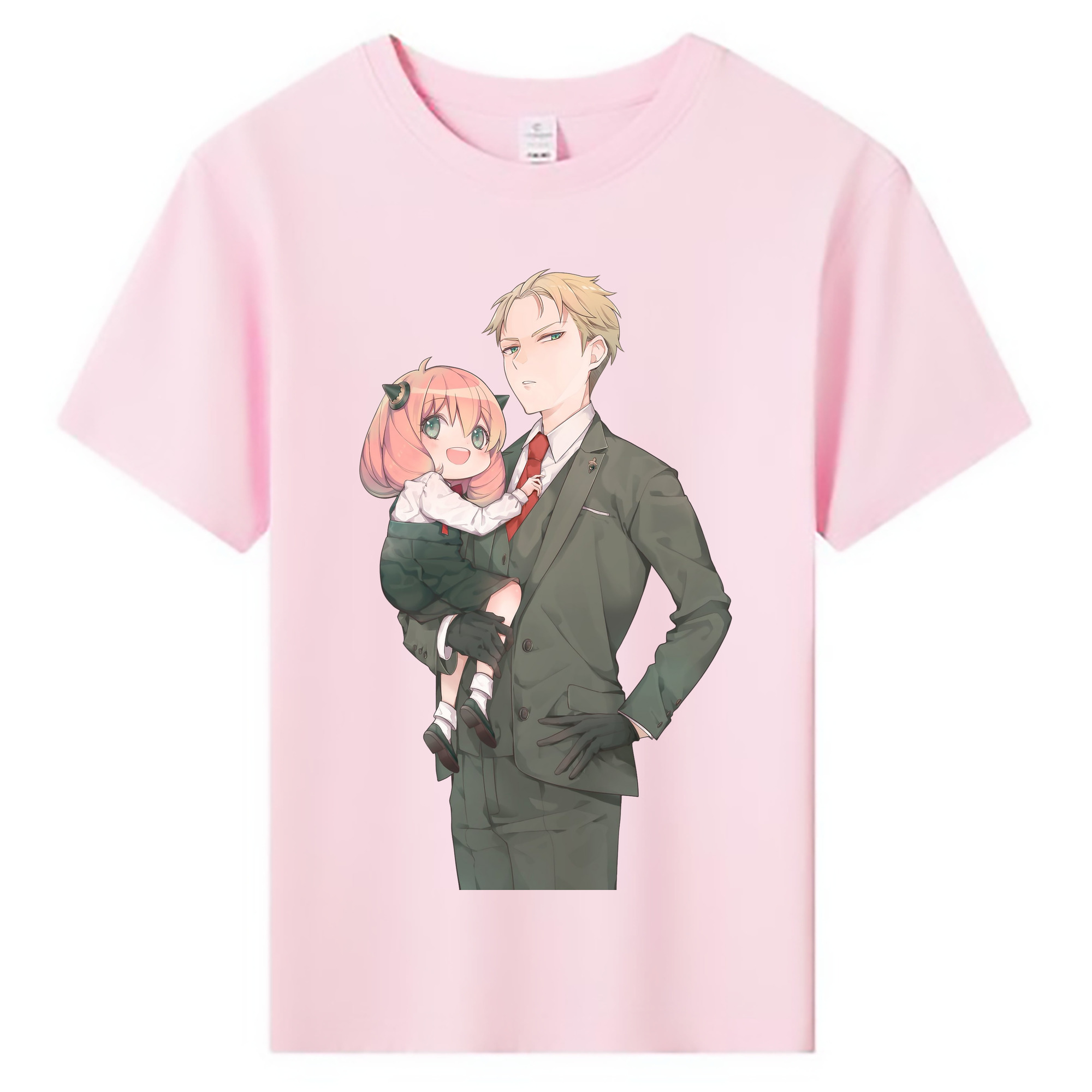 （画像用） SPY×FAMILY间谍家家酒 綿100％キッズTシャツ（フロントプリント）