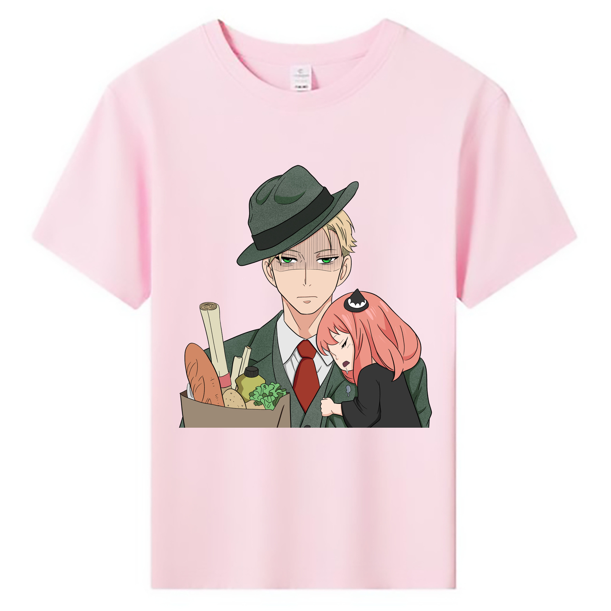 （画像用） SPY×FAMILY间谍家家酒 綿100％キッズTシャツ（フロントプリント）