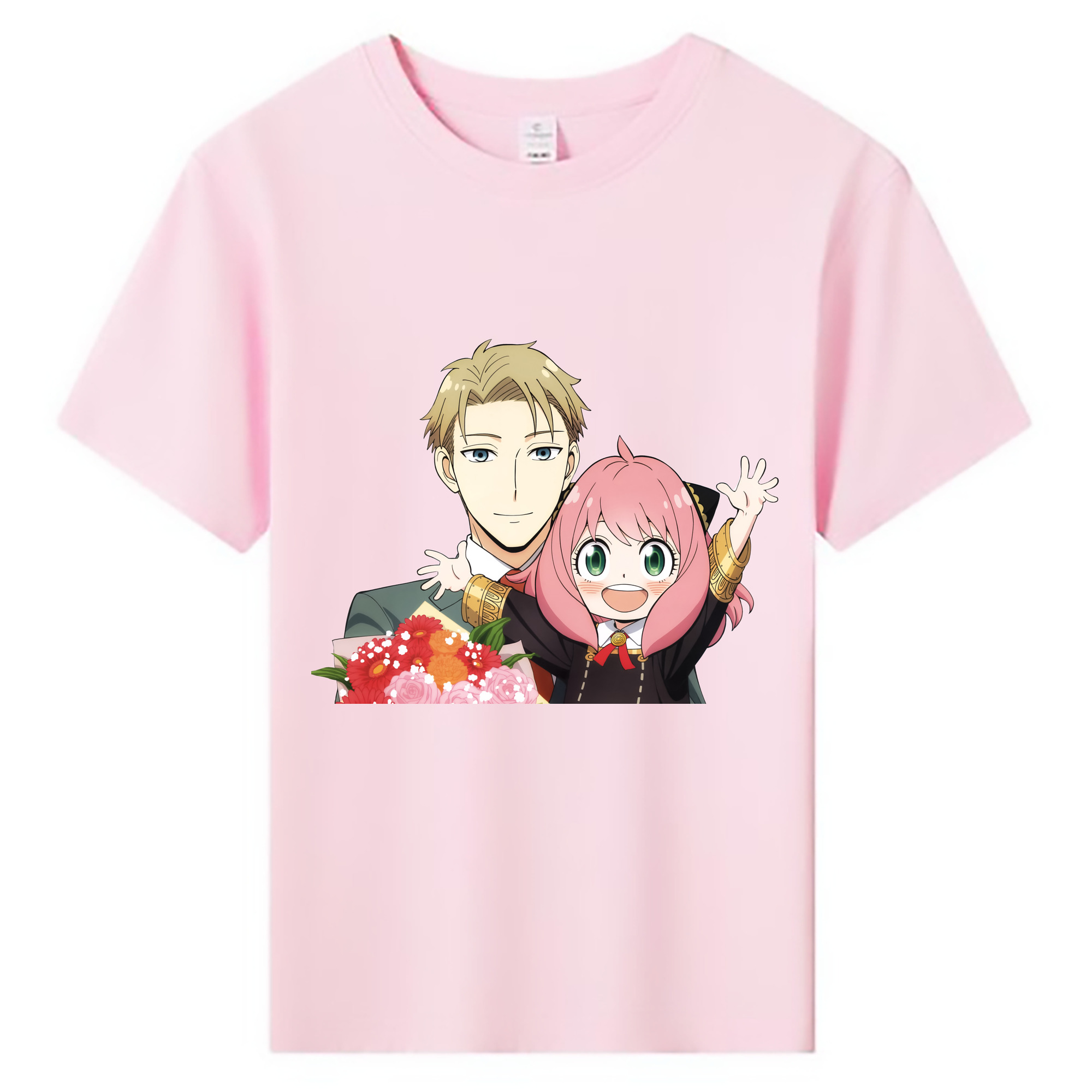 （画像用） SPY×FAMILY间谍家家酒 綿100％キッズTシャツ（フロントプリント）