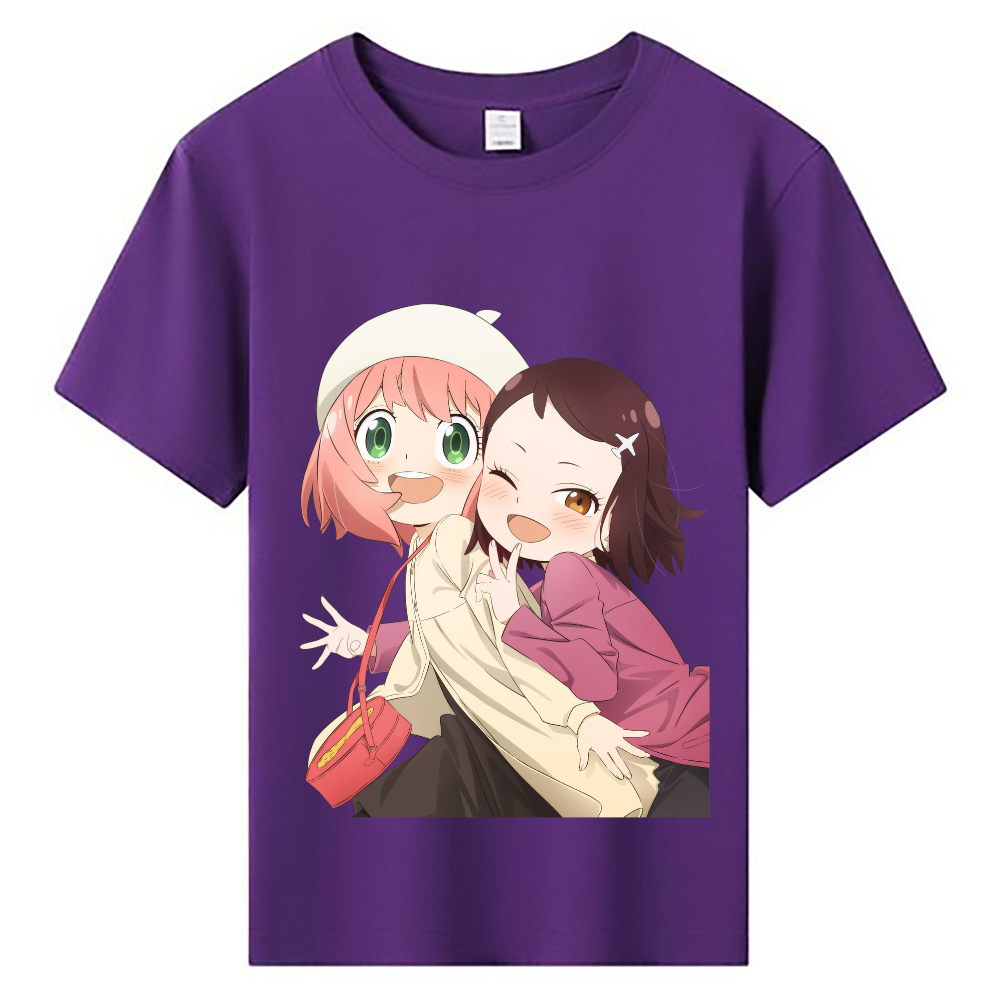 （画像用） SPY×FAMILY间谍家家酒 綿100％キッズTシャツ（フロントプリント）