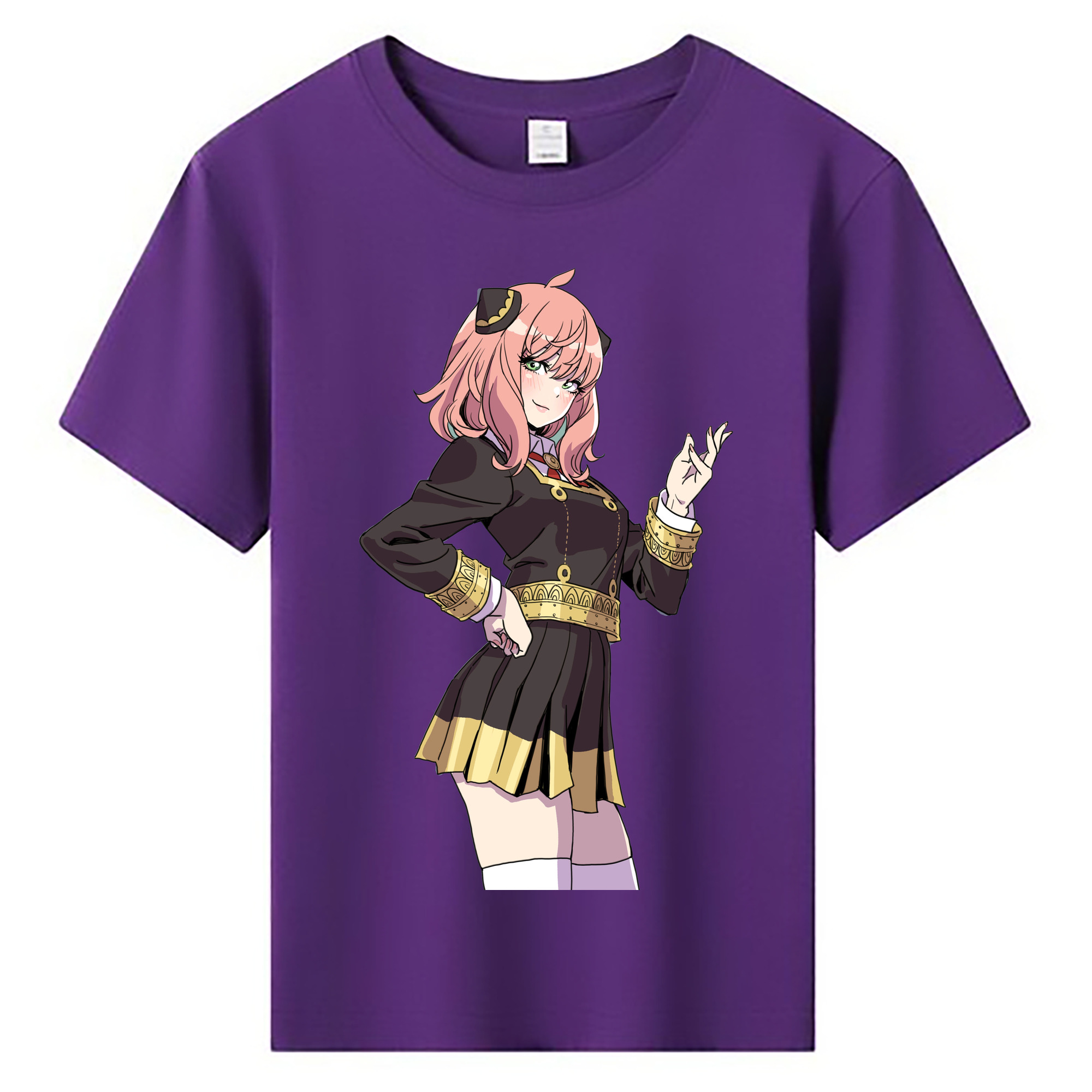 （画像用） SPY×FAMILY间谍家家酒 綿100％キッズTシャツ（フロントプリント）