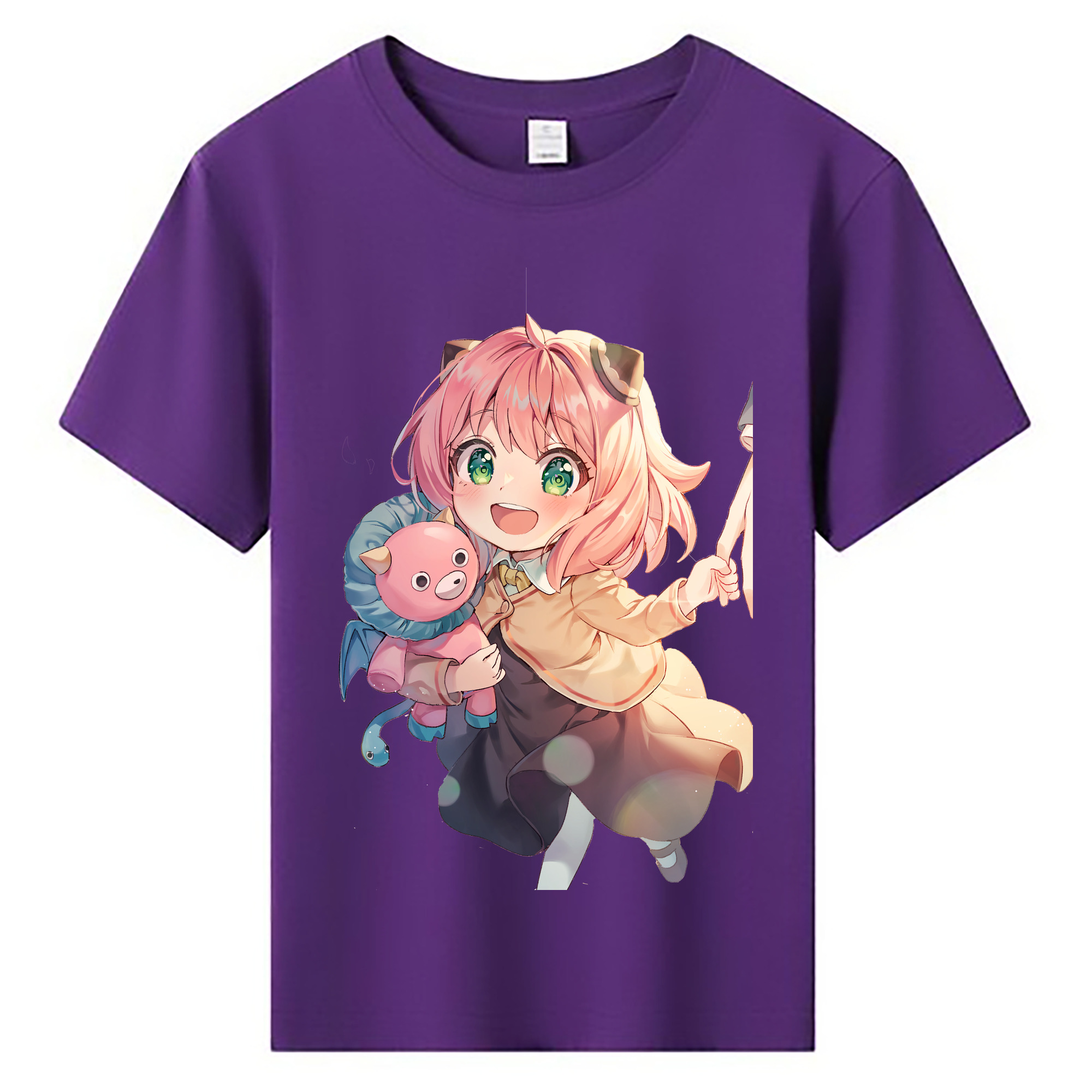 （画像用） SPY×FAMILY间谍家家酒 綿100％キッズTシャツ（フロントプリント）