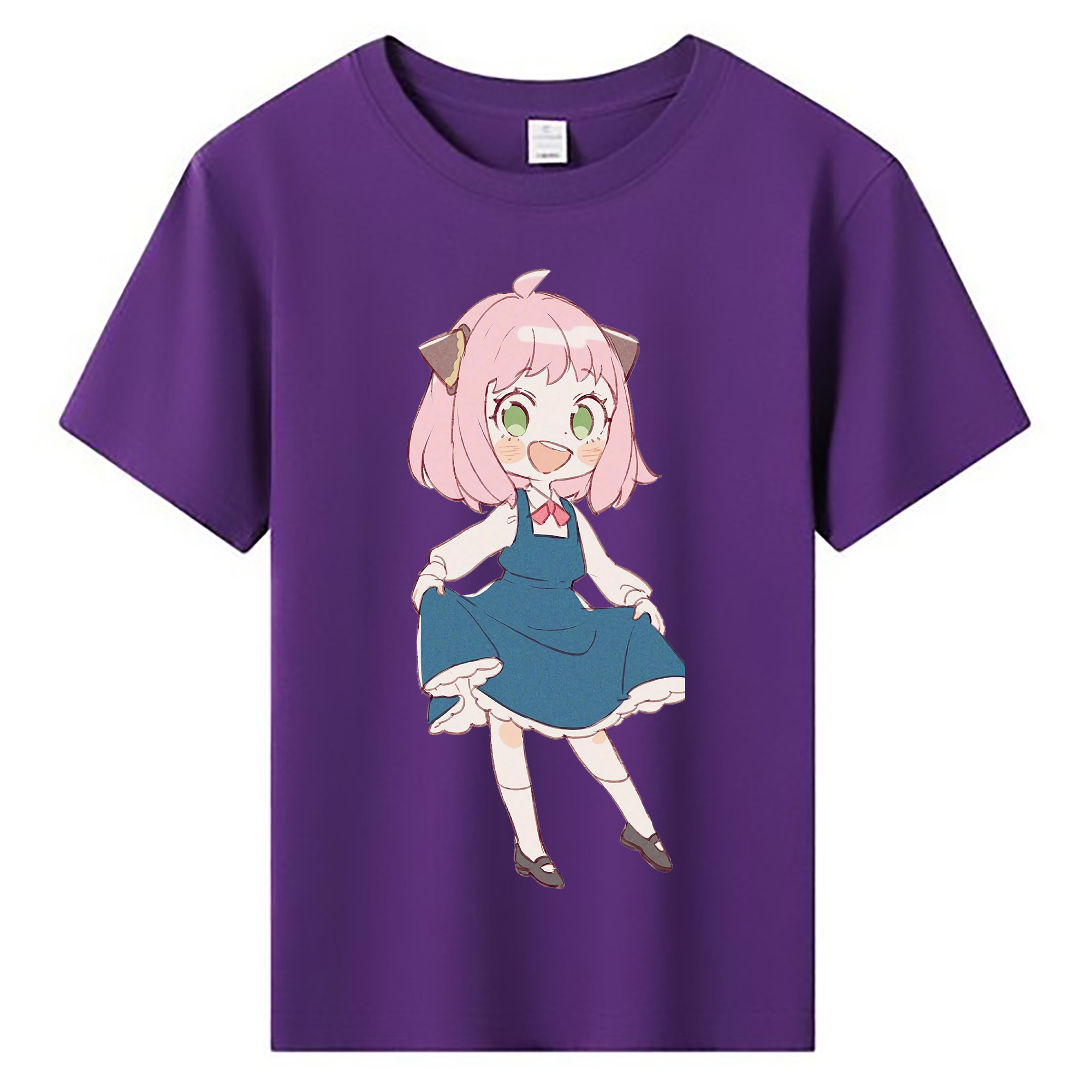 （画像用） SPY×FAMILY间谍家家酒 綿100％キッズTシャツ（フロントプリント）