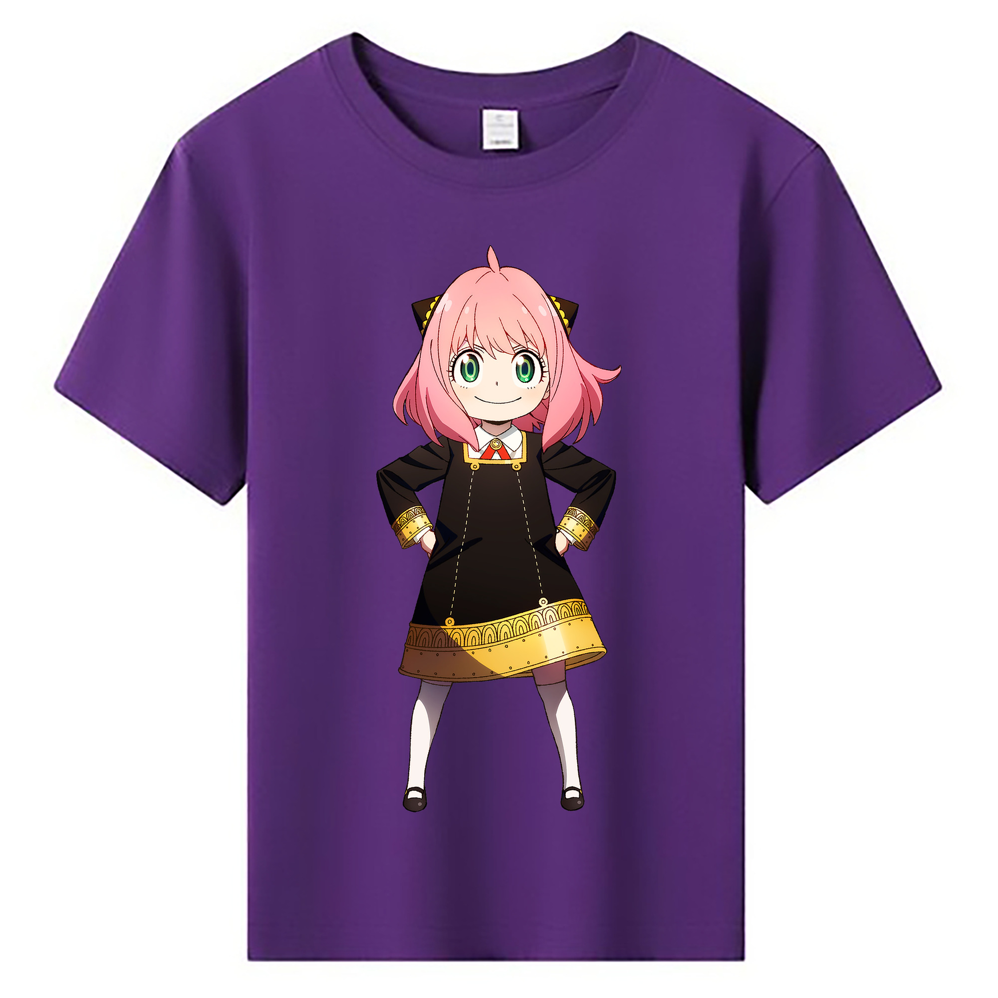 （画像用） SPY×FAMILY间谍家家酒 綿100％キッズTシャツ（フロントプリント）