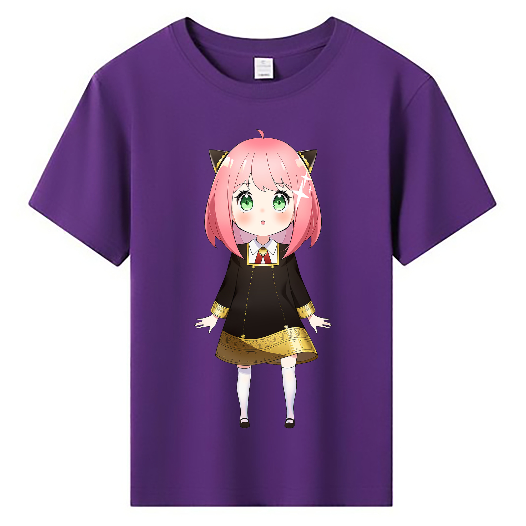 （画像用） SPY×FAMILY间谍家家酒 綿100％キッズTシャツ（フロントプリント）