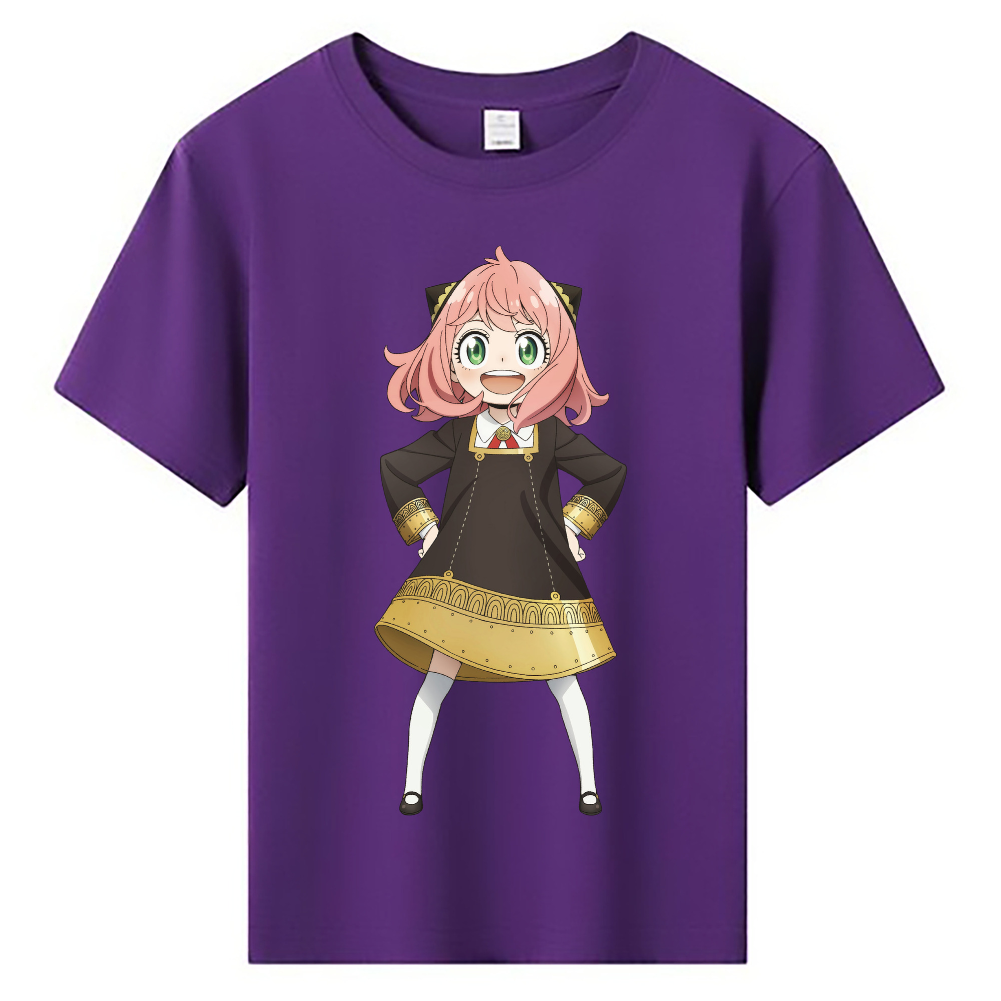 （画像用） SPY×FAMILY间谍家家酒 綿100％キッズTシャツ（フロントプリント）